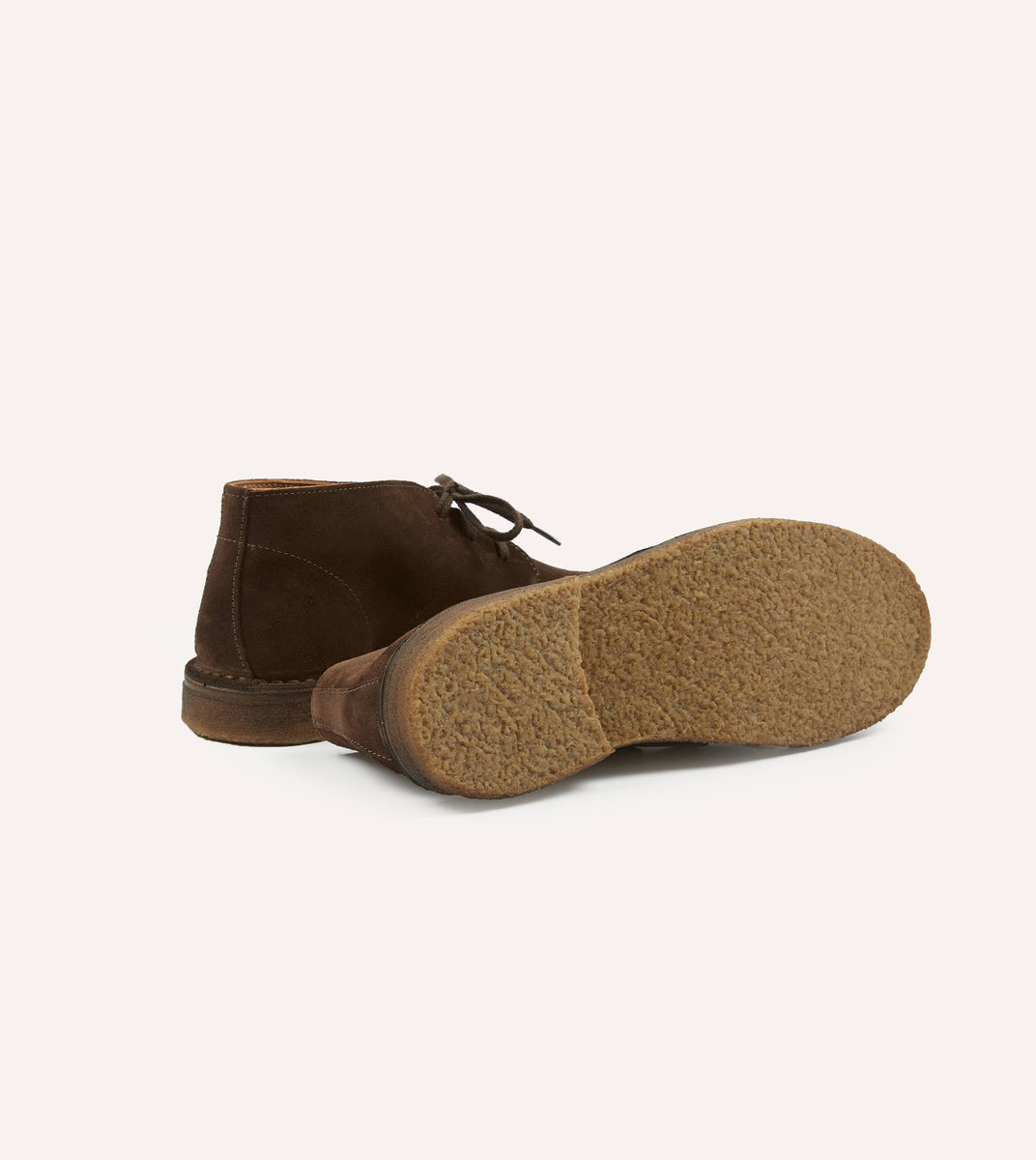 Crosby Moc-Toe Chukka Boot Brown Suede â Drakes