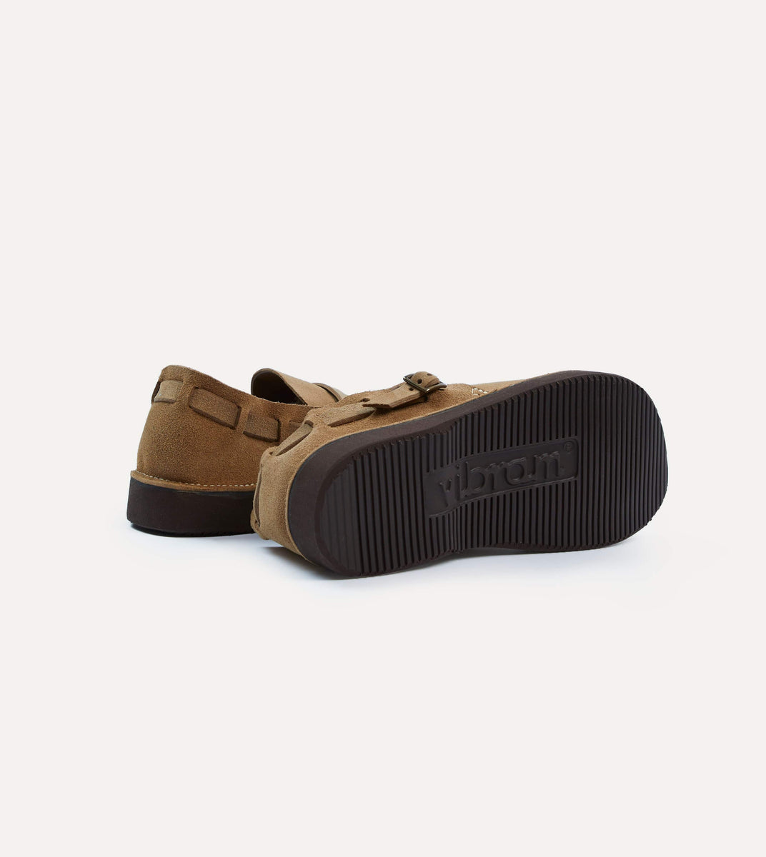 Aurora for Drake's Middle English Light Brown Roughout Leather