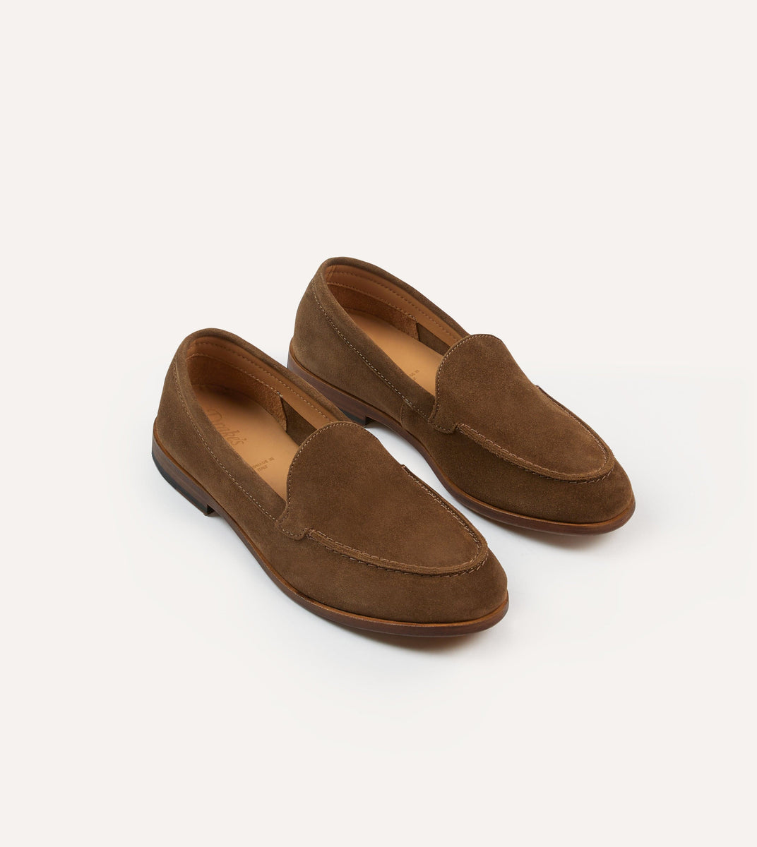 Flat Brown Loafers Handmade Genuine Leather Light Brown Loafer