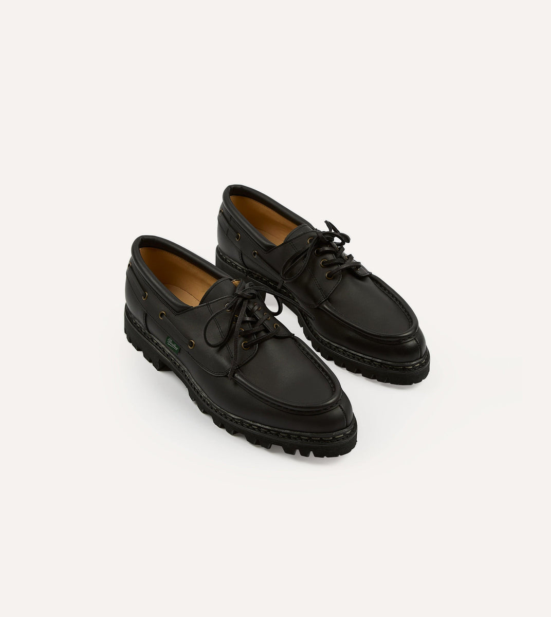 Paraboot Chimey Noir Calf Leather Derby Shoe – Drakes
