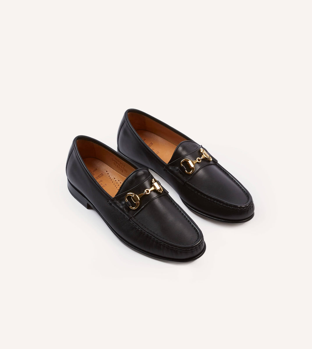 Todd Snyder Yuketen Moc Ischia Black Leather Horsebit Loafer Sz 10.5. Bag6 Yuketen Moc Ischia Horsebit Leather Loafer in Black, Size  main image 4