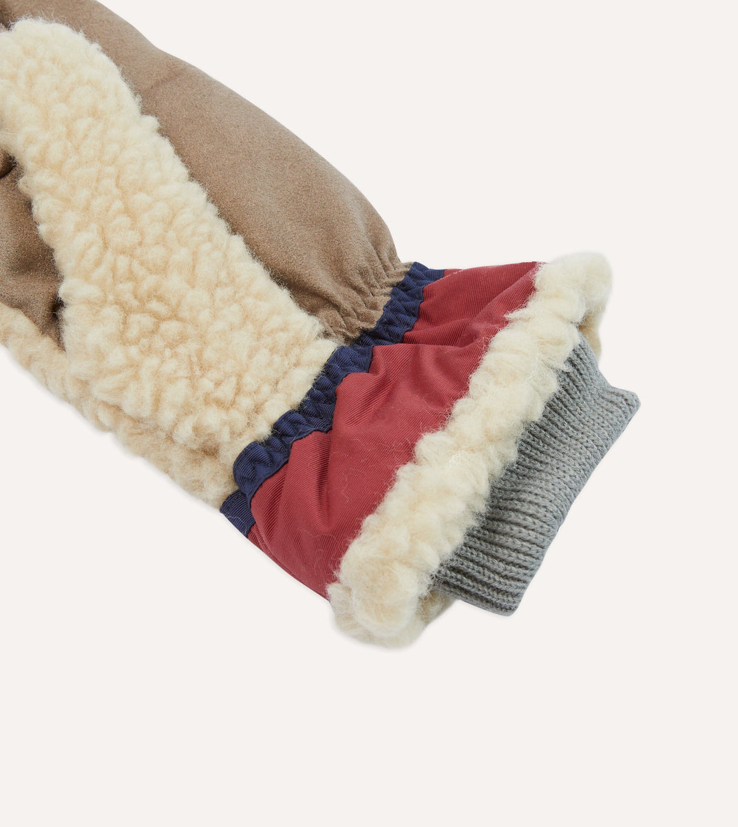 Elmer Deep Pile Gloves - Brown main image 1