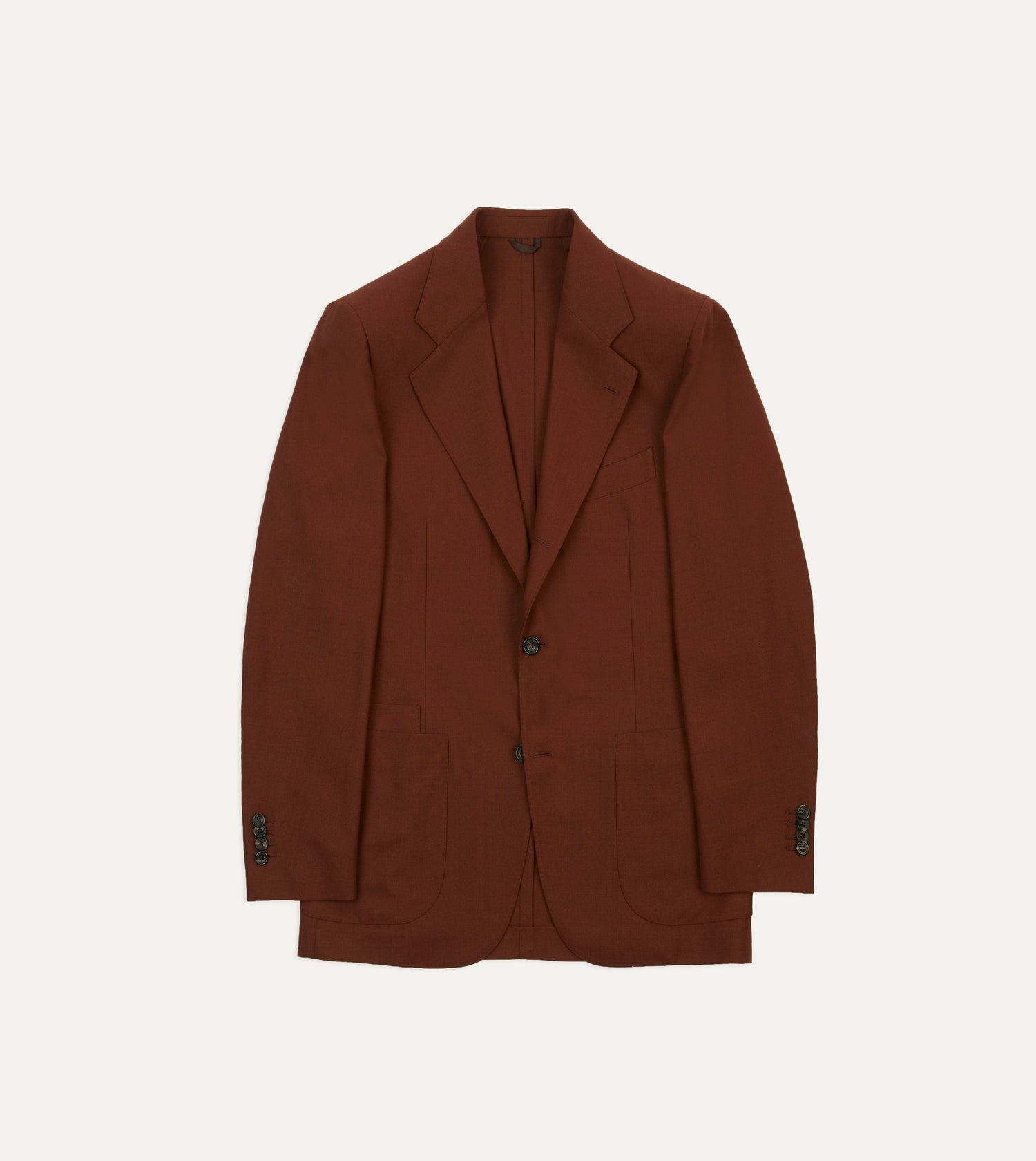 ALD / Drake's Single Breasted Wool Fresco Suit Jacket