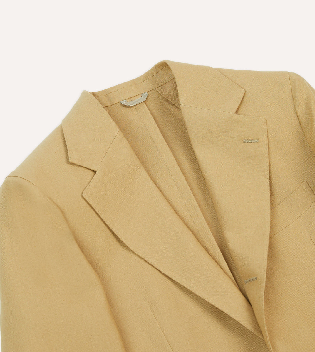 ジャケット・アウター deres 11th collection linen jacket sand deres