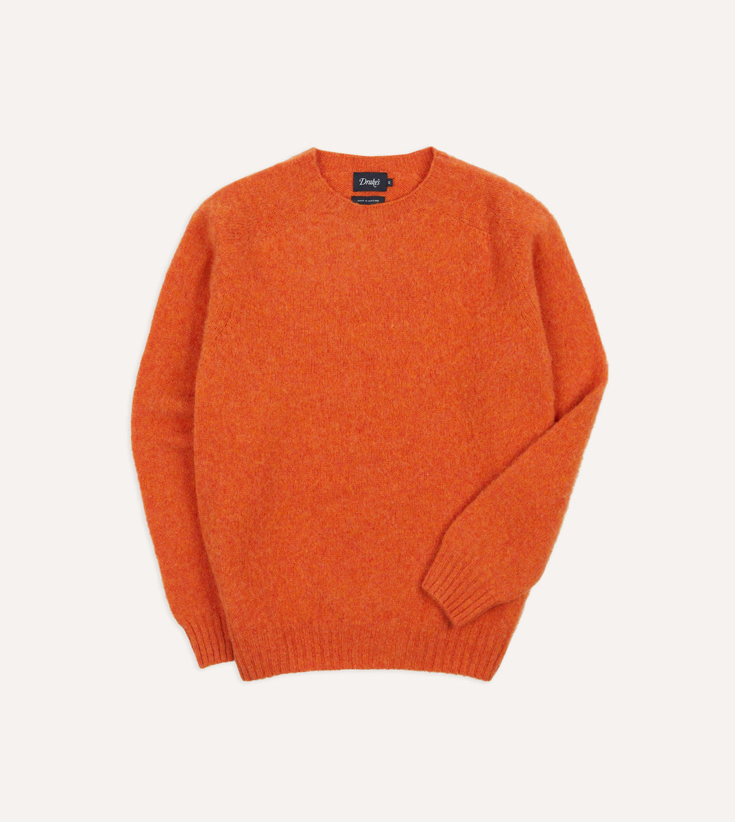 Sweater Warehouse Orange Jumper WAREHOUSE Ribbed Boxy Funnel Neck