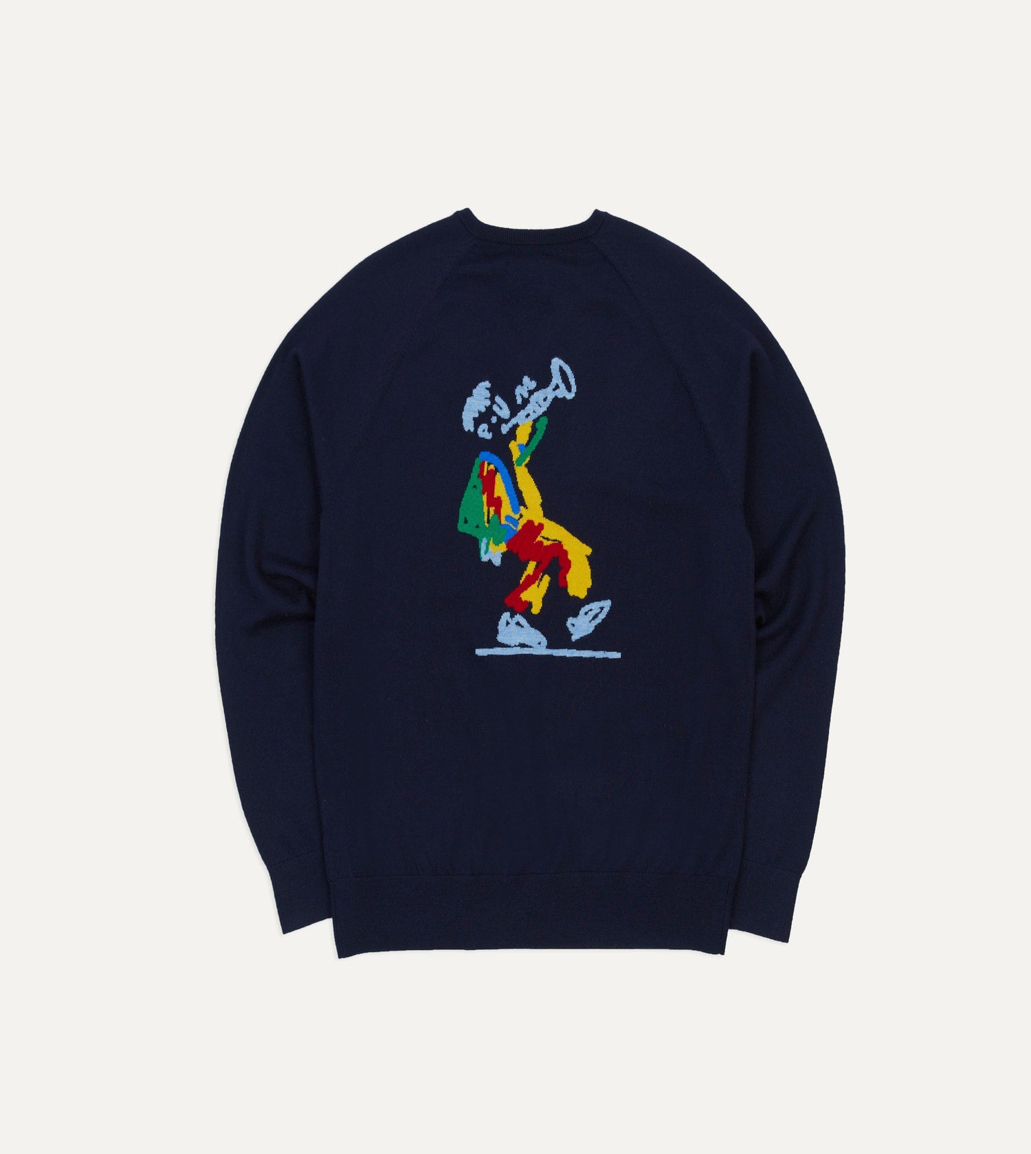 ALD / Drake's Intarsia Knit Sweater