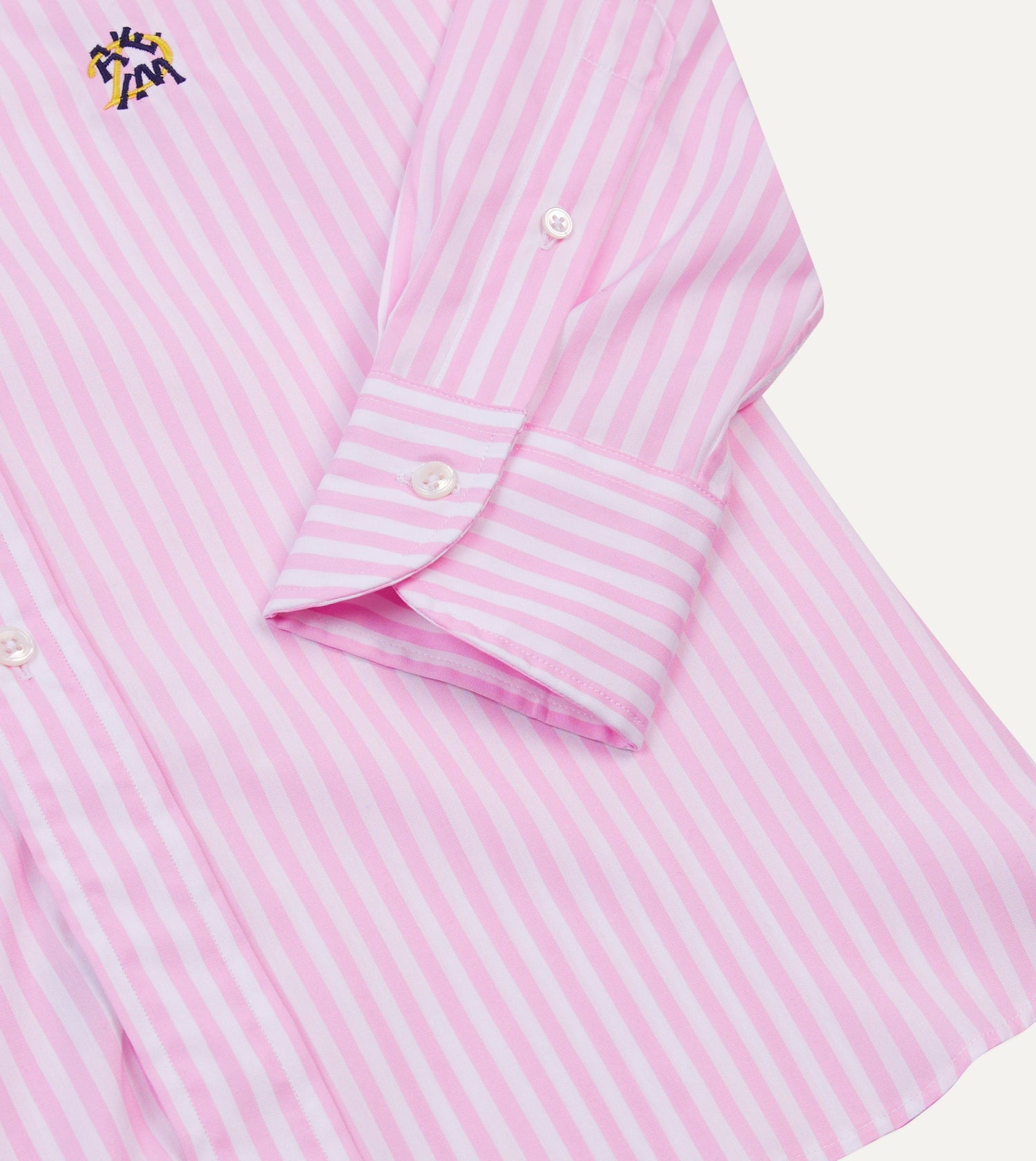 ALD / Drake's Striped Poplin Shirt