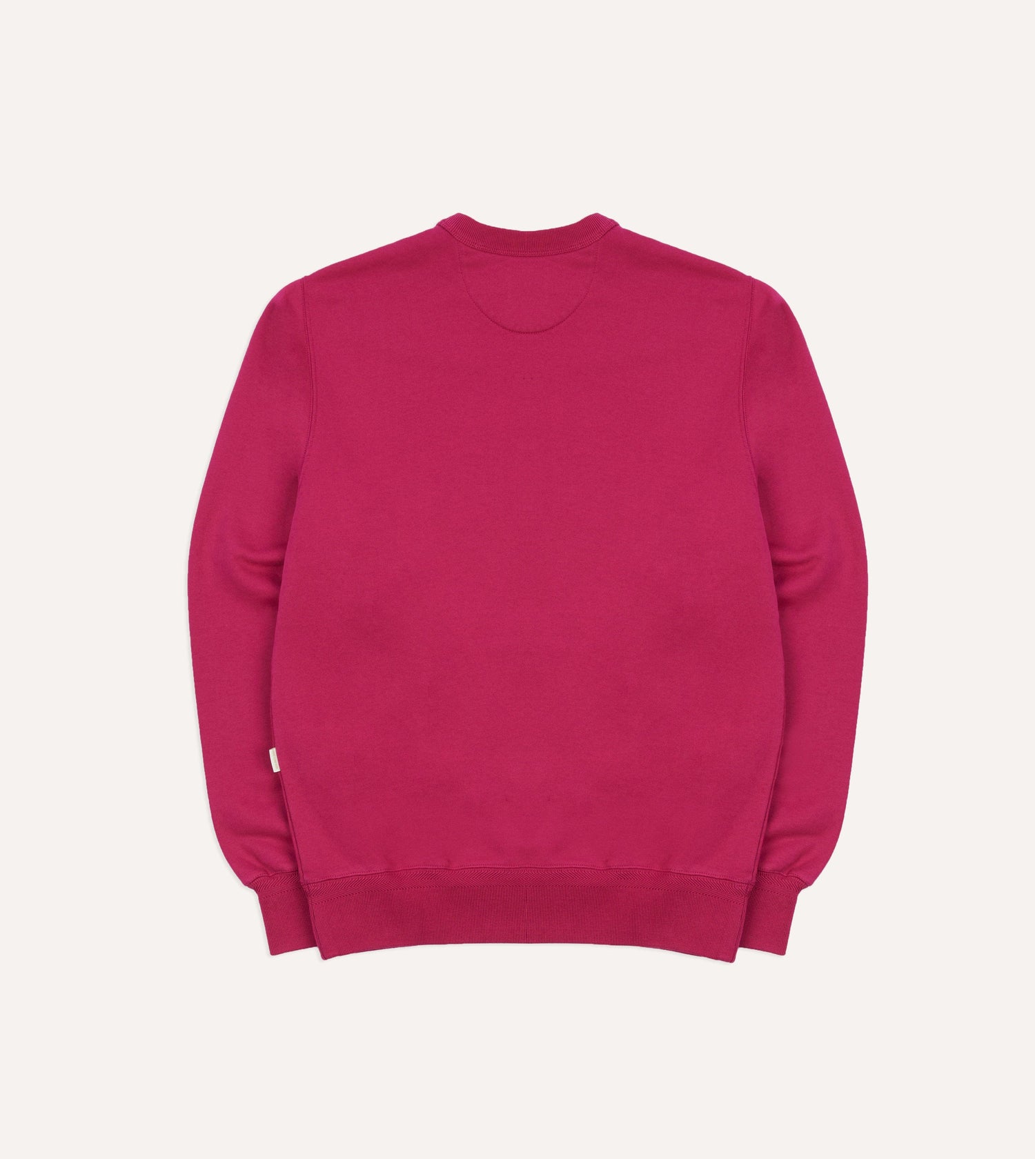 ALD / Drake's Fuchsia Embossed Crewneck Sweatshirt