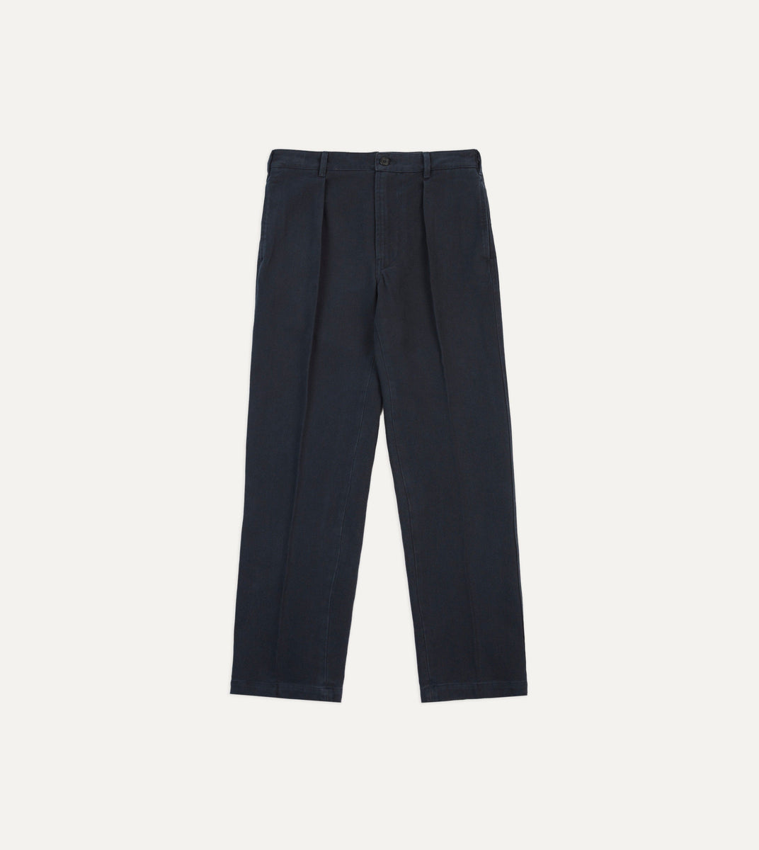 Twill Trousers in Navy