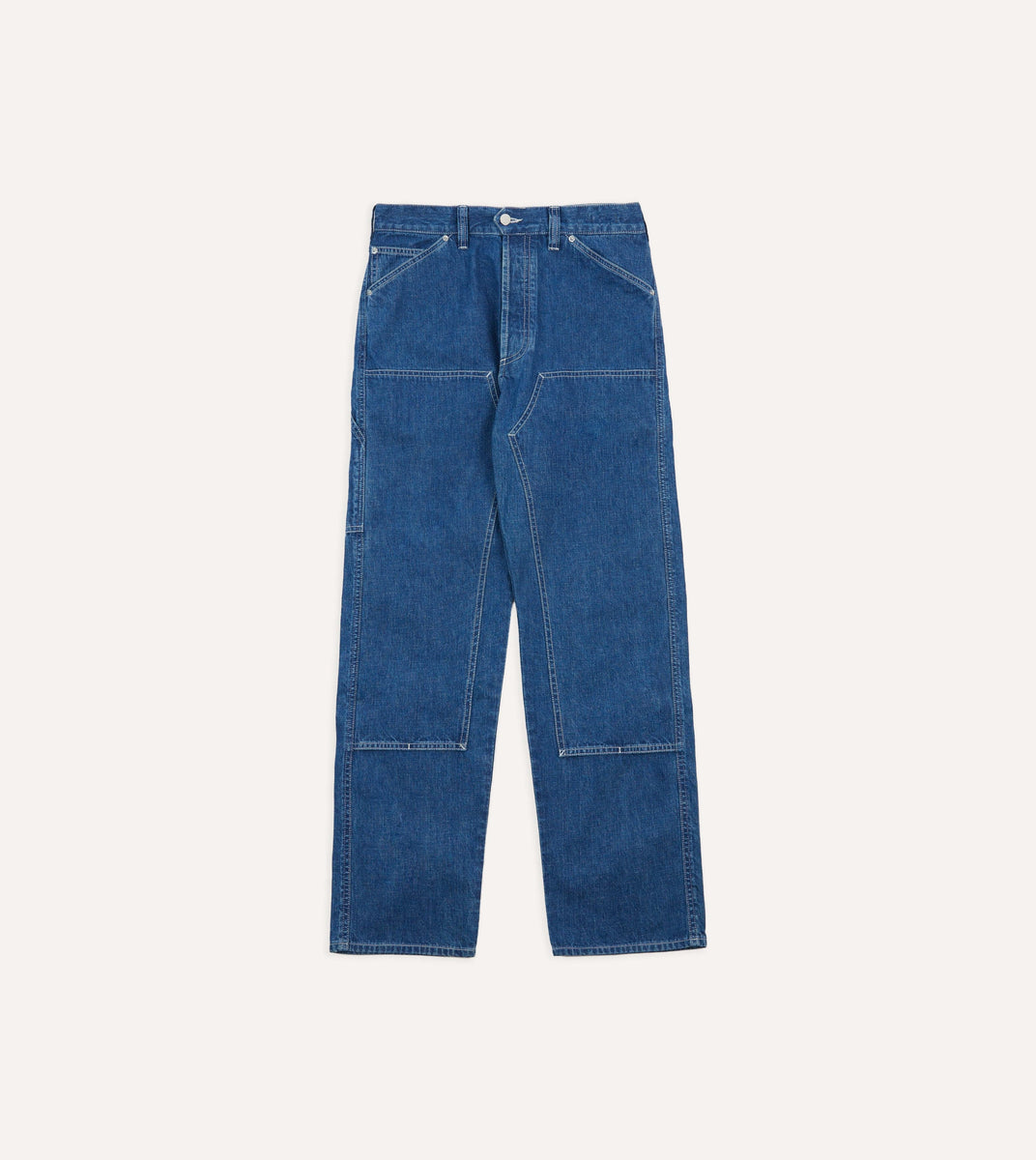 Stone Wash Selvedge Denim Carpenter Pant – Drakes