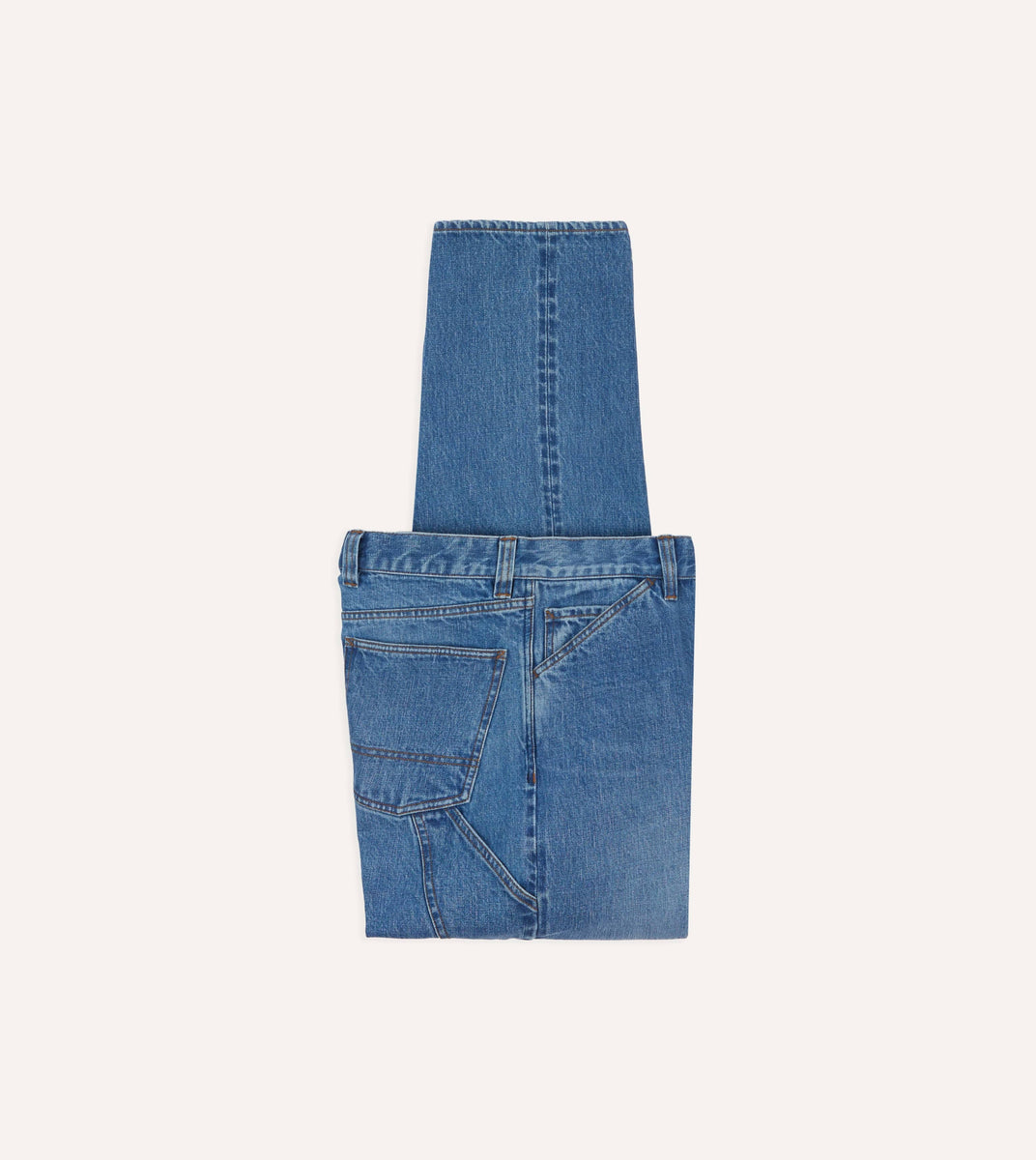 Custom Wash 14.2oz Selvedge Denim Painter Pants – Drakes