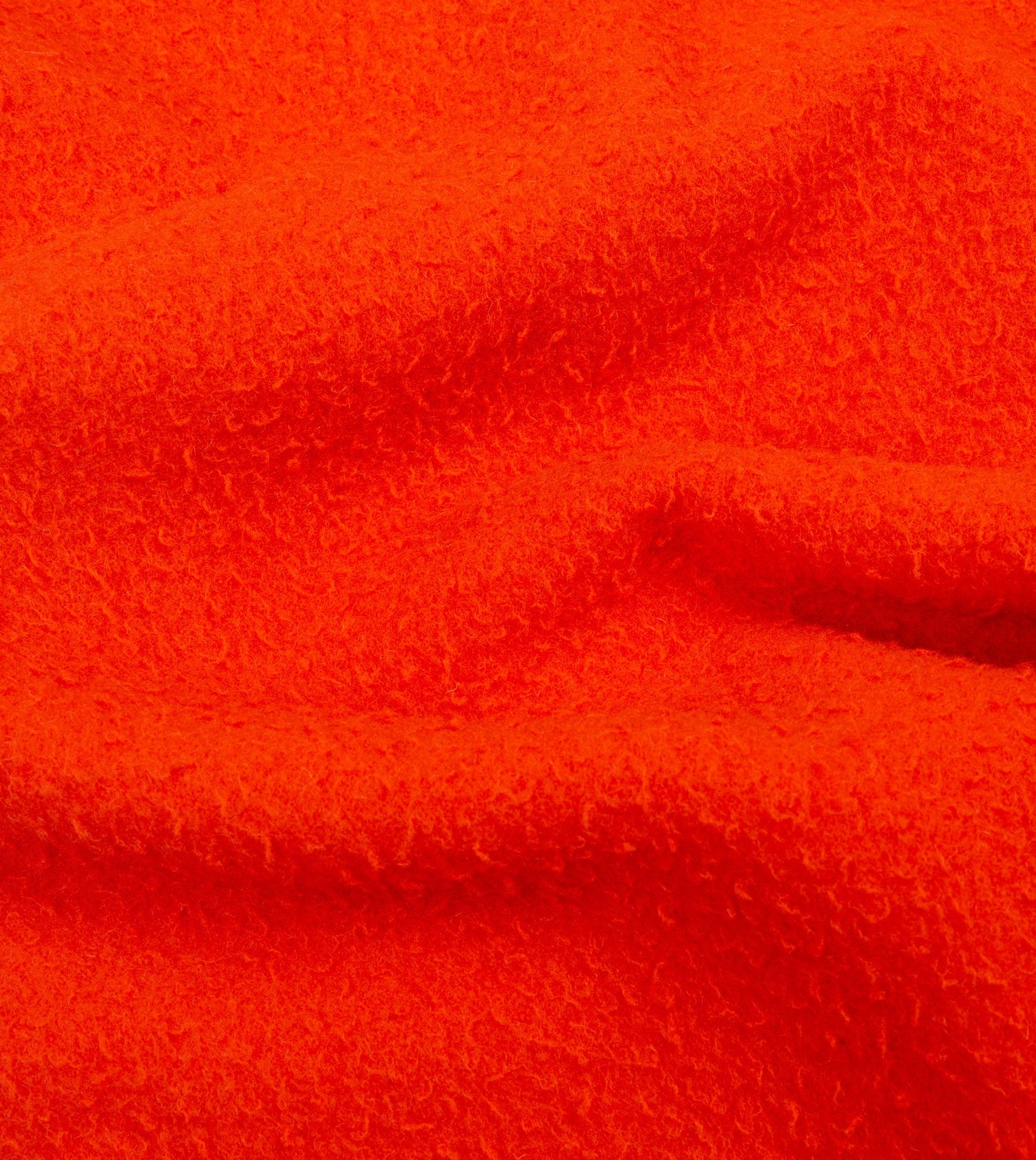 Orange Casentino Wool Blanket