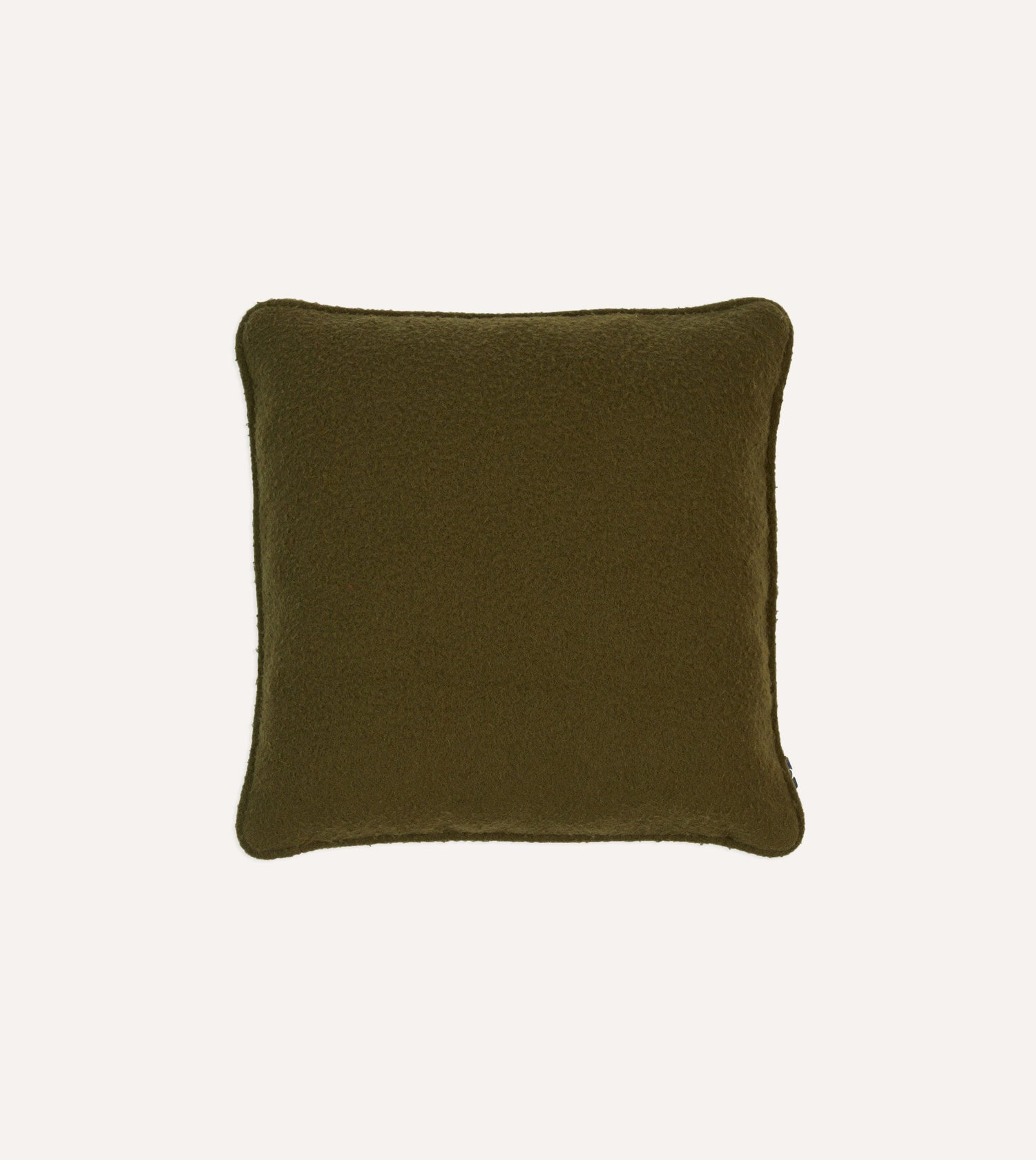 Olive Casentino Wool Cushion Cover