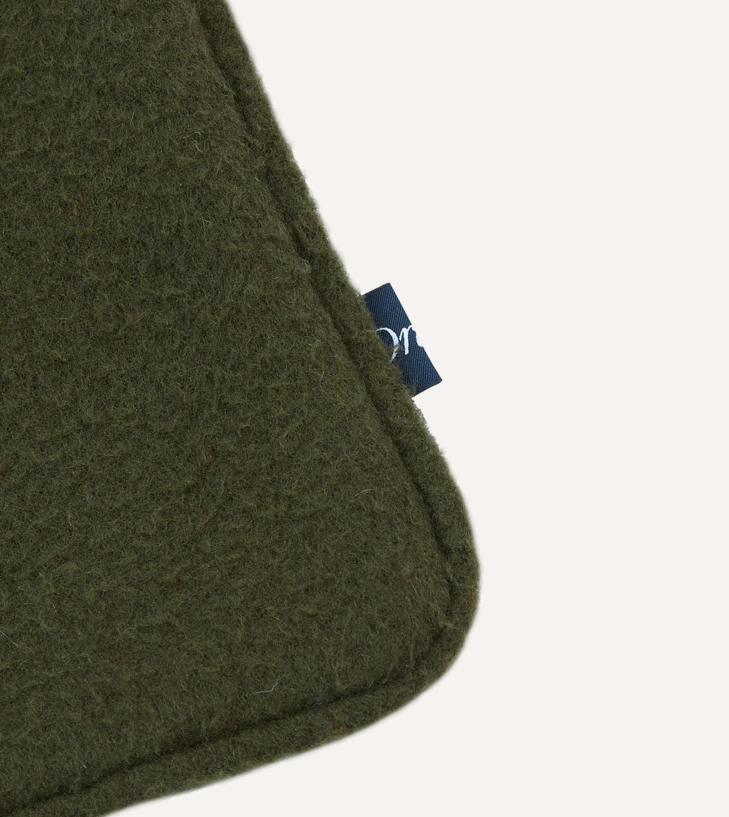 Olive Casentino Wool Cushion Cover