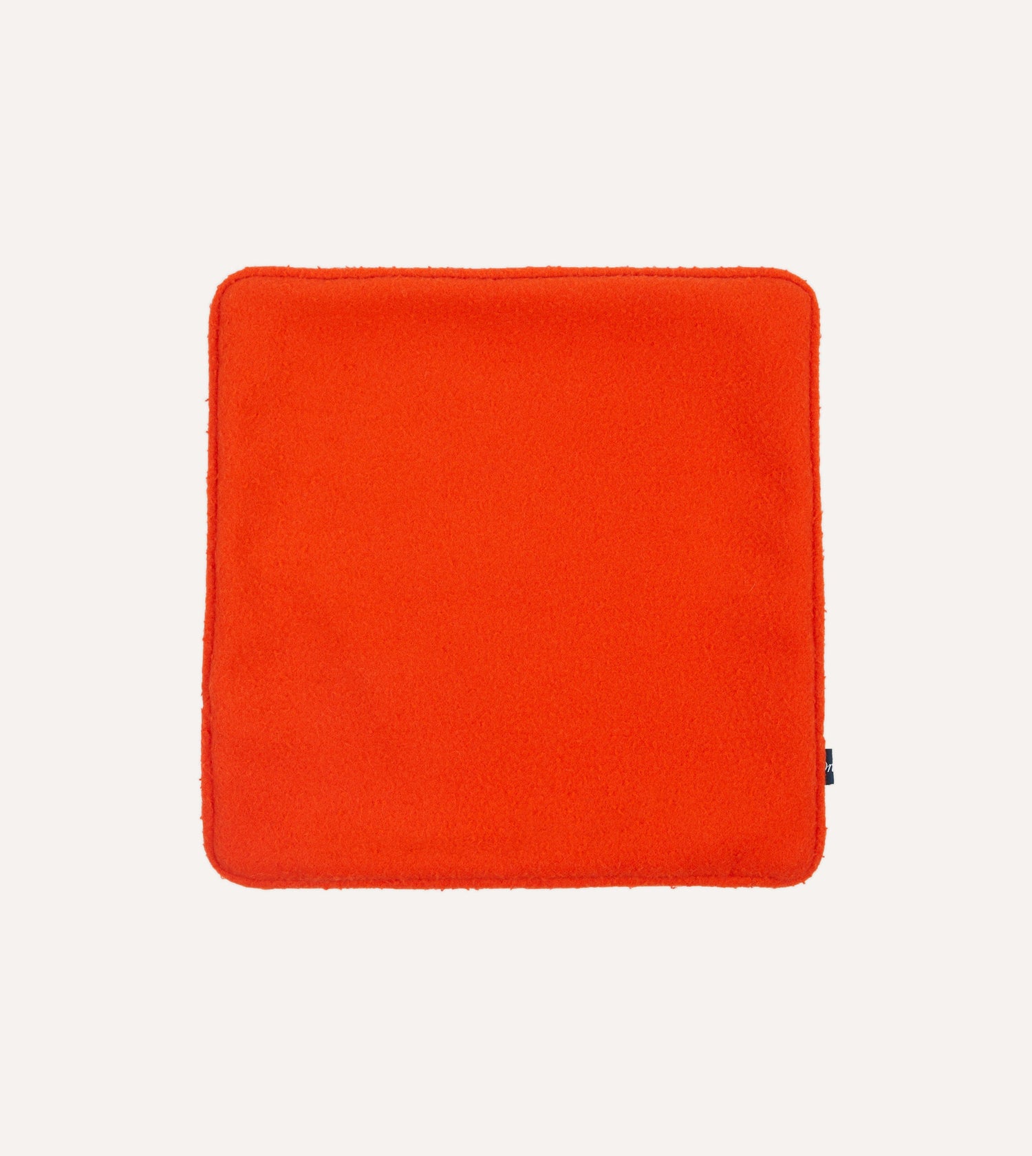 Orange Casentino Wool Cushion Cover