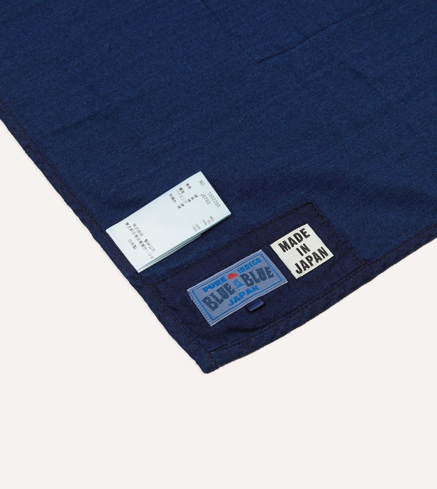 Blue Blue Japan Indigo Handstitched Patchwork Blanket