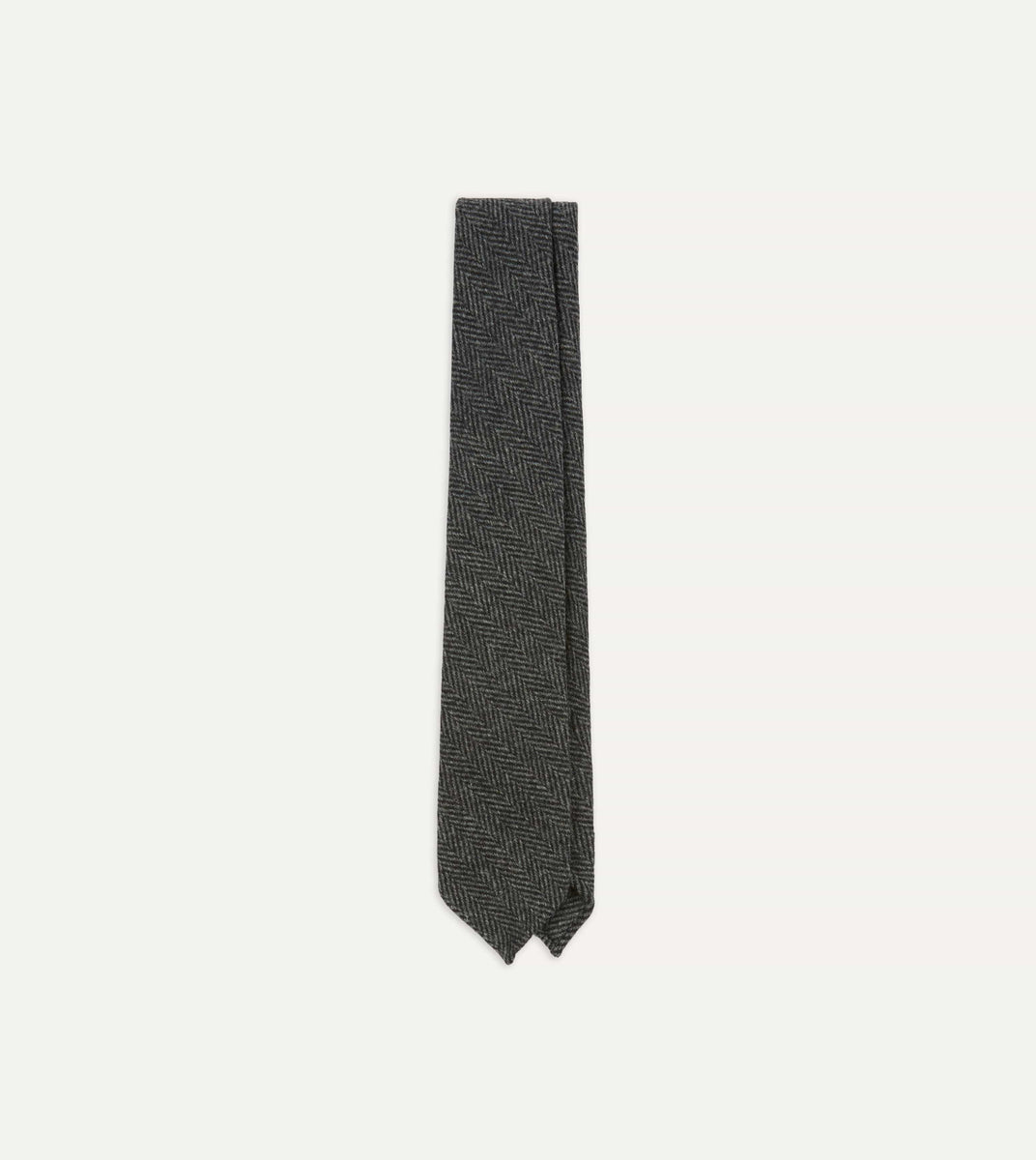 Grey Pryton Wool Tie