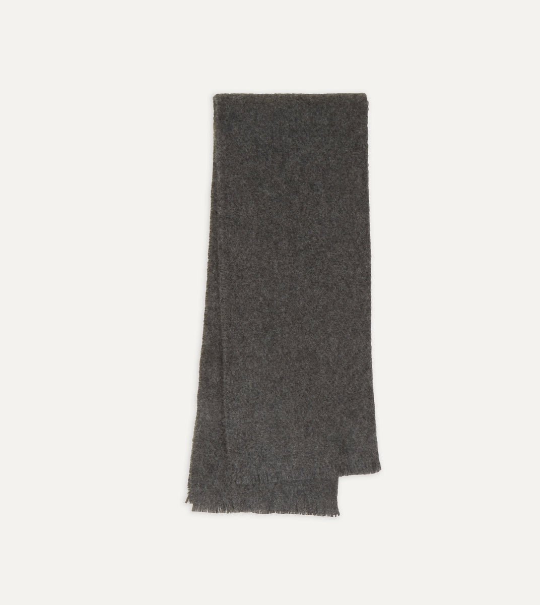 Grey Cashmere Scarf Drakes