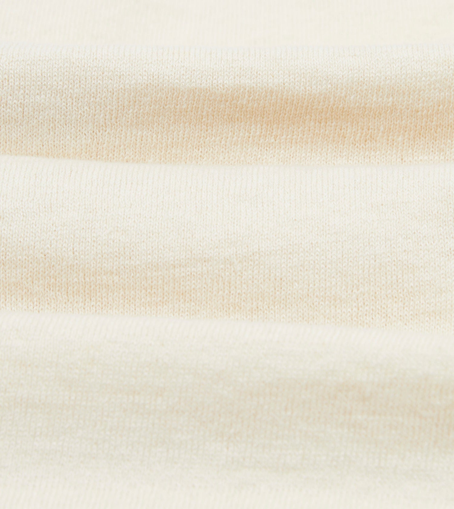 Ecru Knitted Linen-Cotton Short-Sleeve Polo Shirt