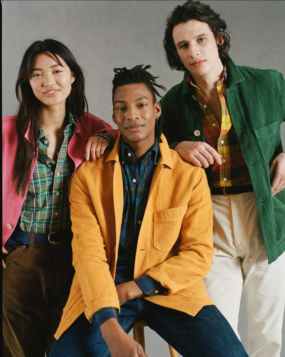 Japanese Linen Chore Jackets and Checked Shirts