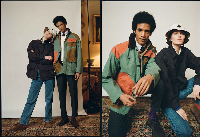 The Patchwork Waxed Cotton Chasseur Jacket