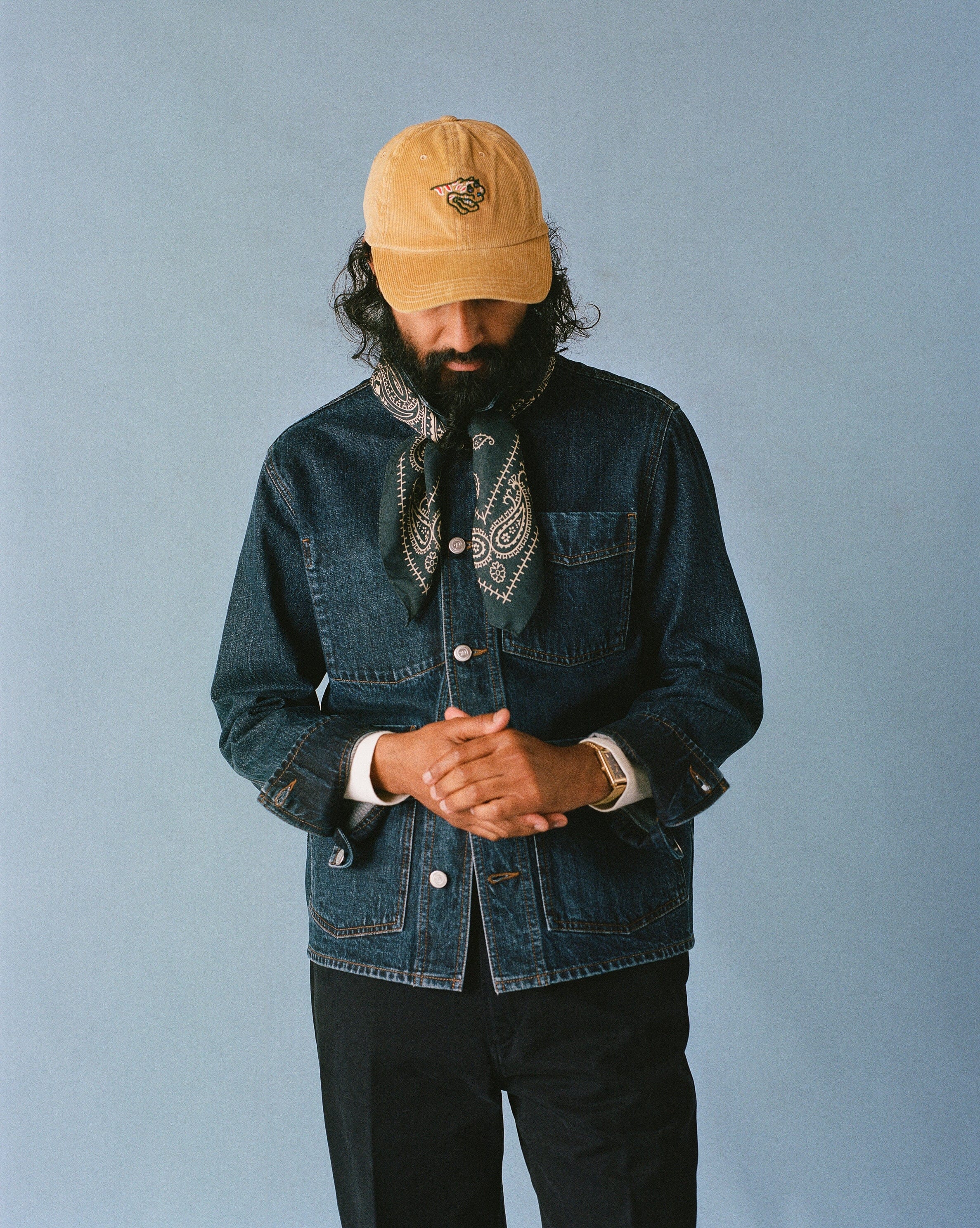 Stone Wash Denim Work Jacket – Drakes