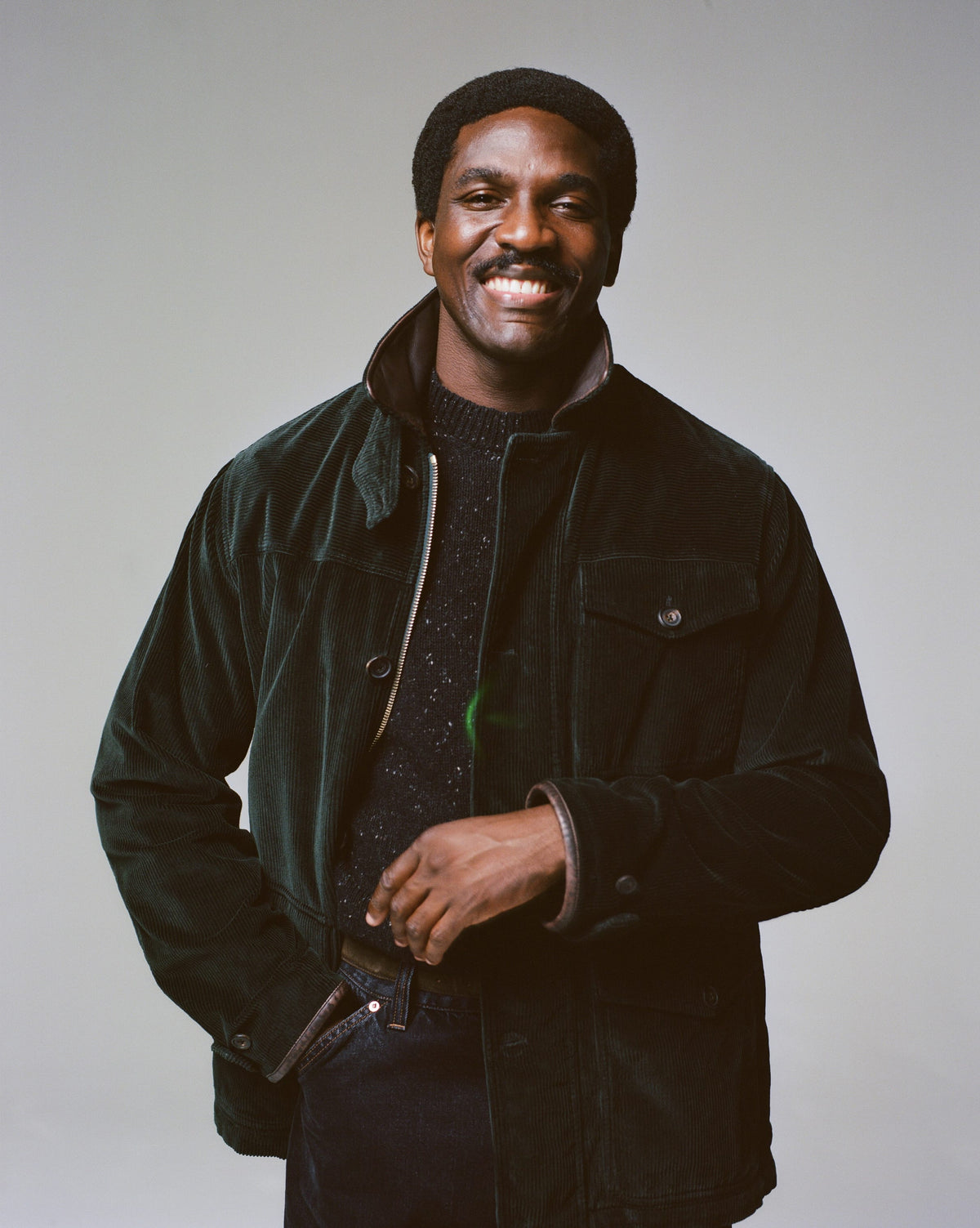 Dark Green Corduroy Ranger Coat