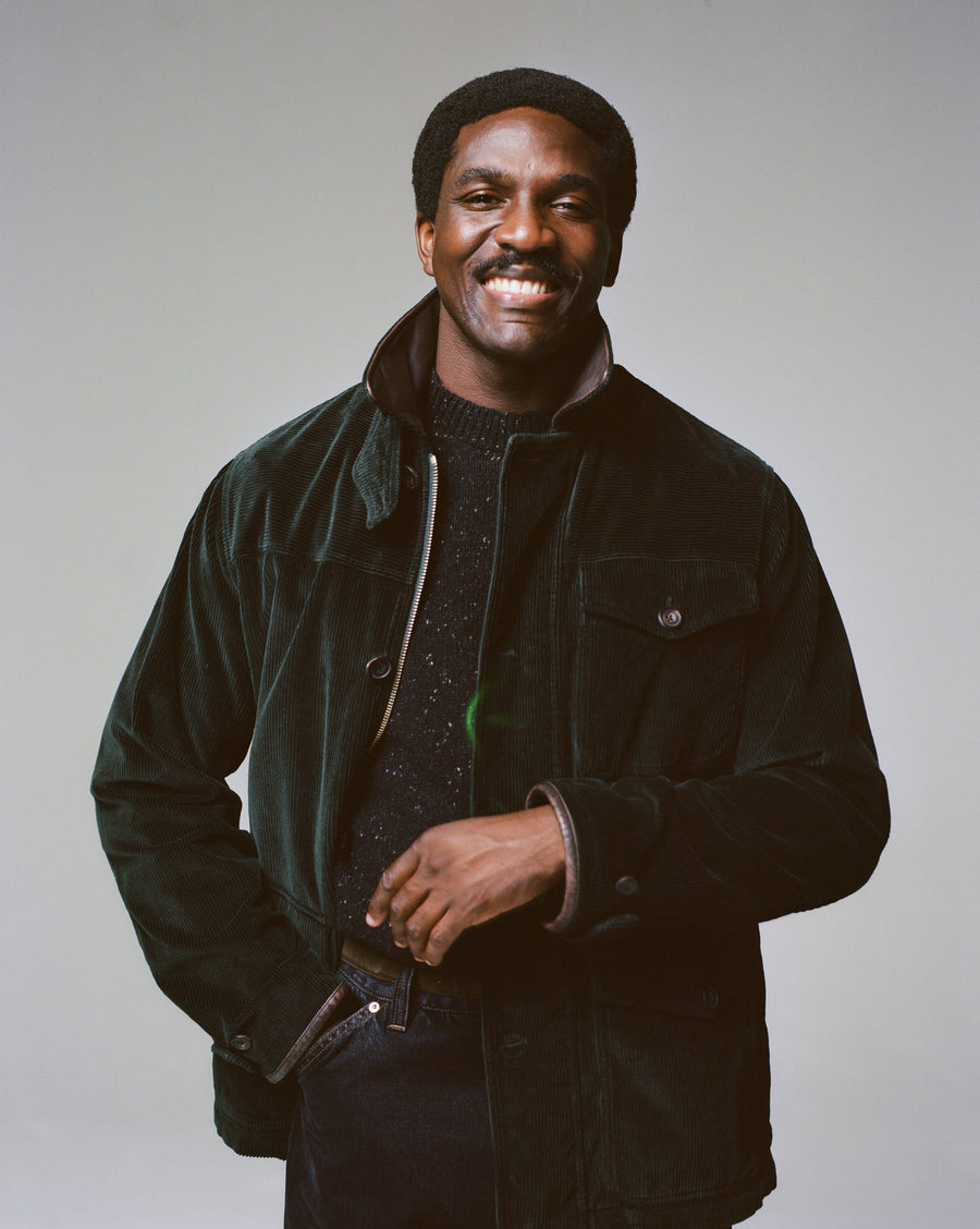 Dark Green Corduroy Ranger Coat