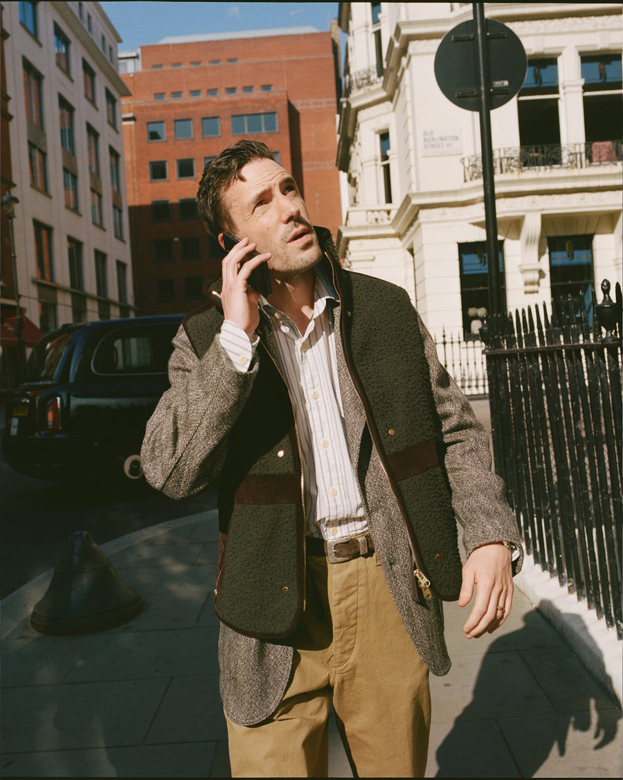 Green Casentino Fleece Gilet