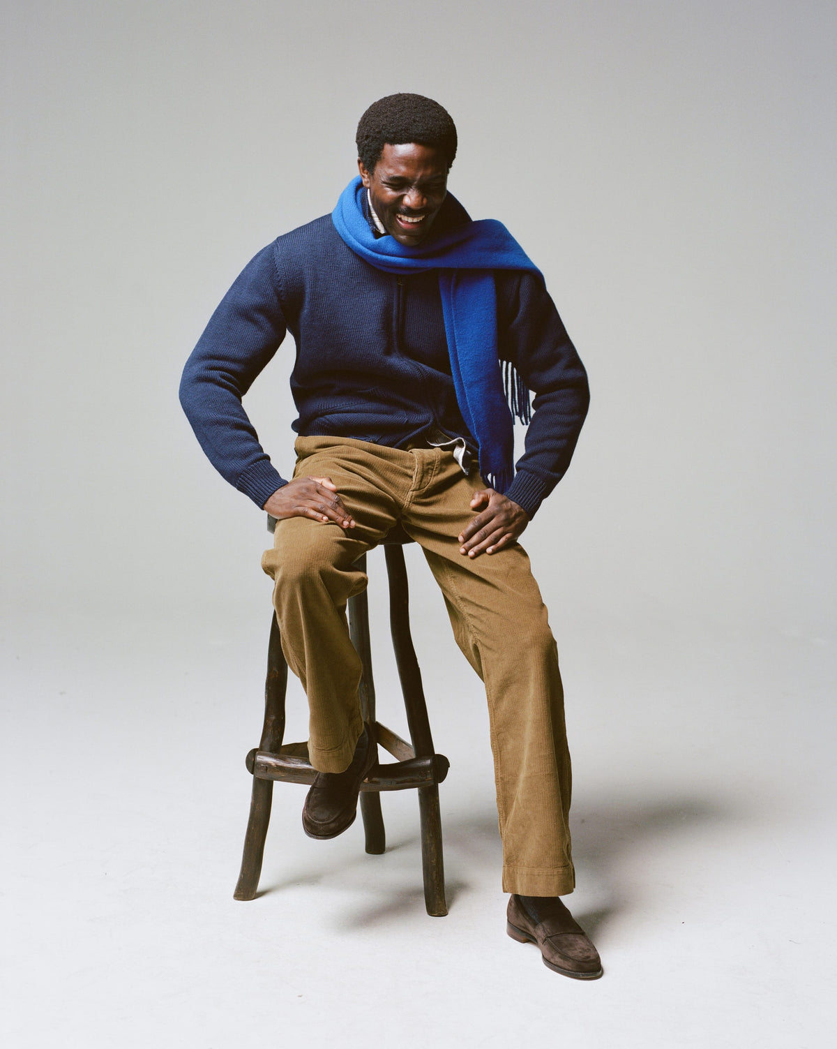 Brown Corduroy Cotton Officer’s Chino