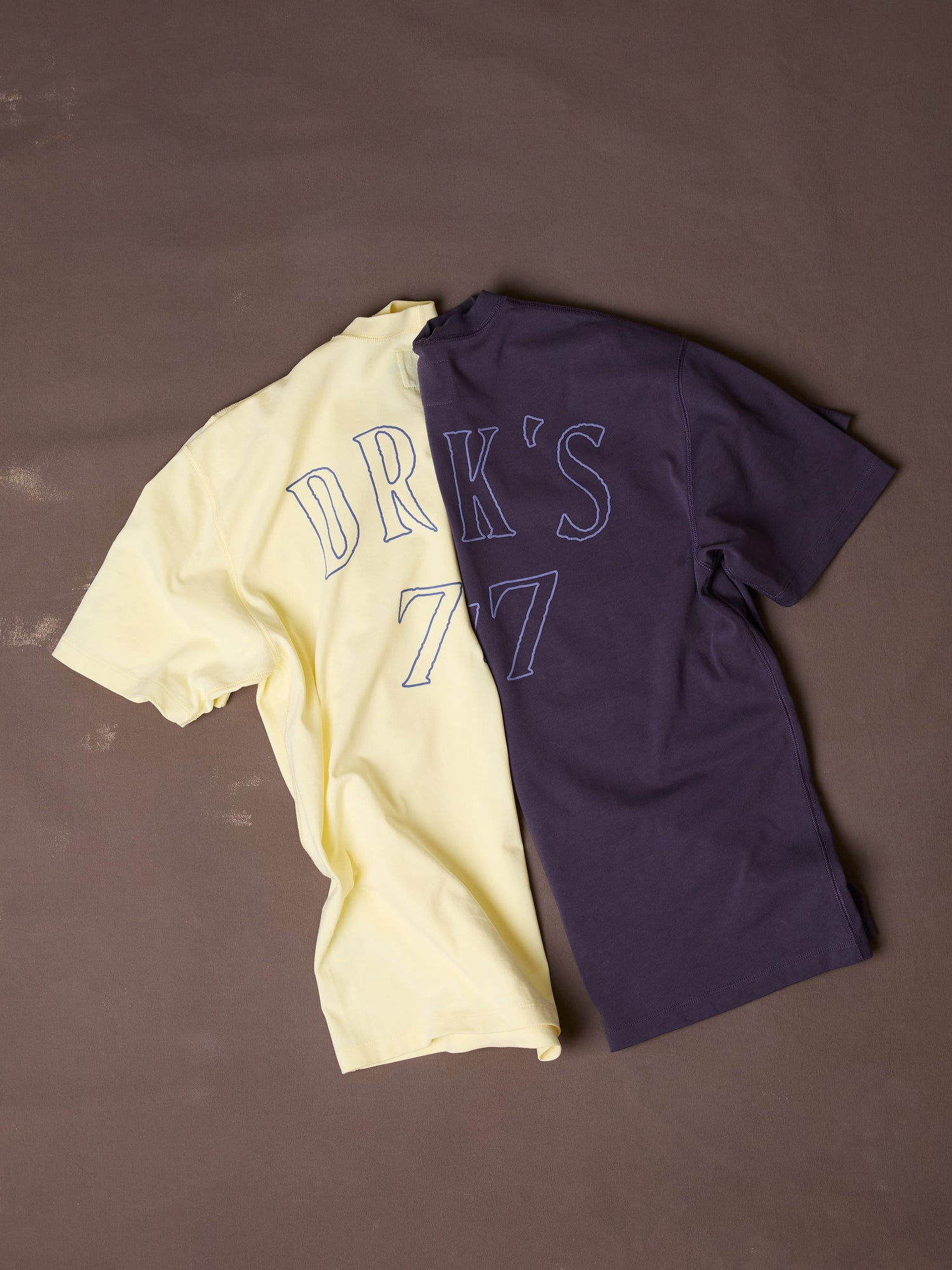 Purple '77' Print Short-Sleeve Hiking T-Shirt