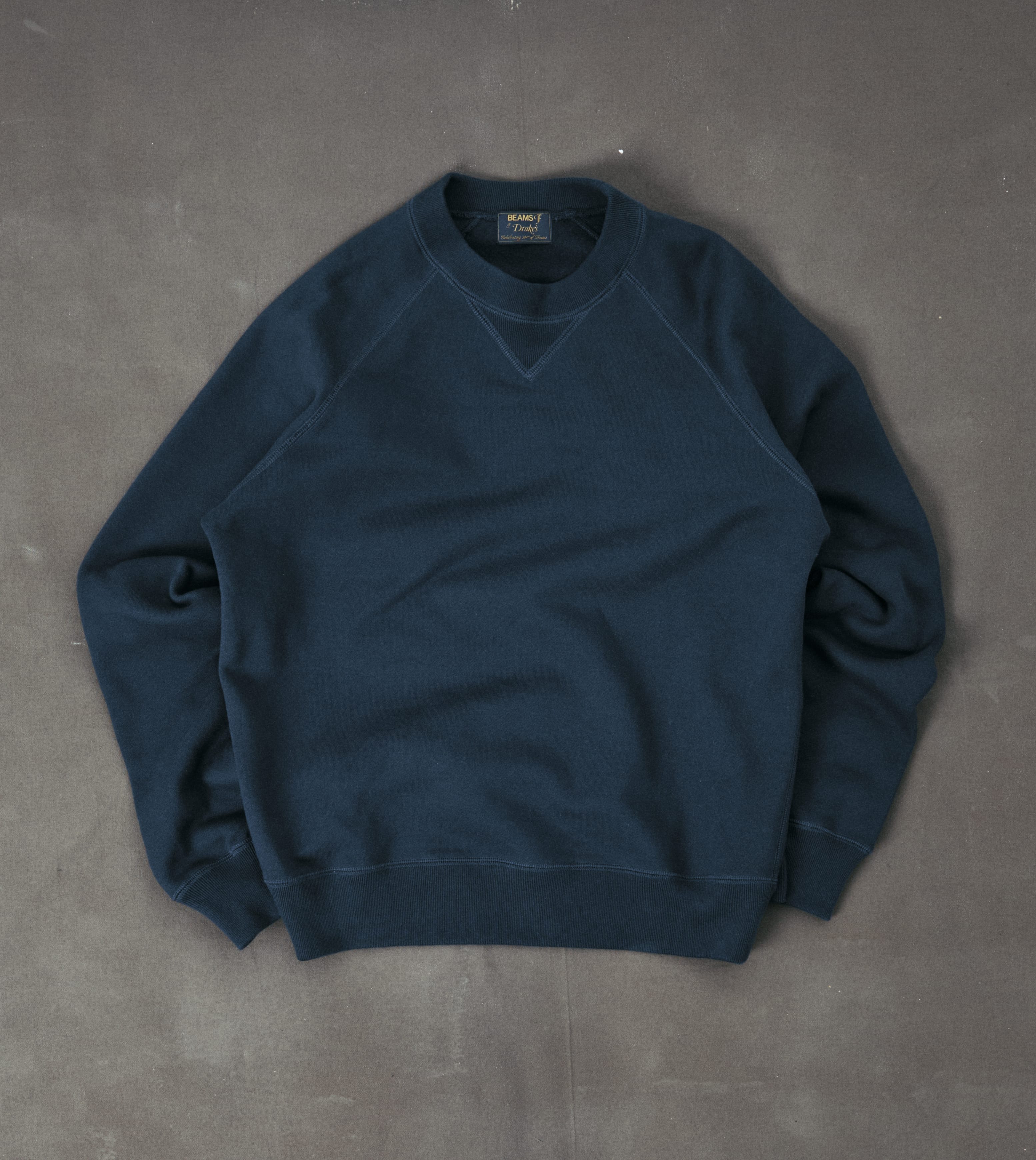 BEAMS F & Drake's Cotton Raglan Sweatshirt