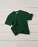 Forest Green Cotton Crew Neck Hiking T-Shirt