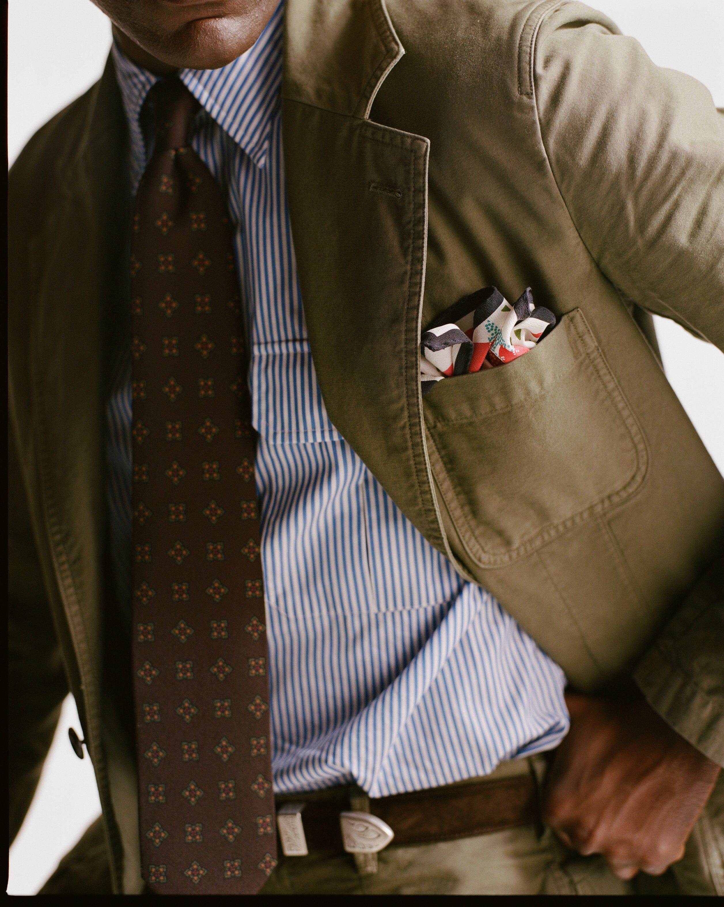 Olive Summer Moleskin Games Blazer Mk. I – Drakes