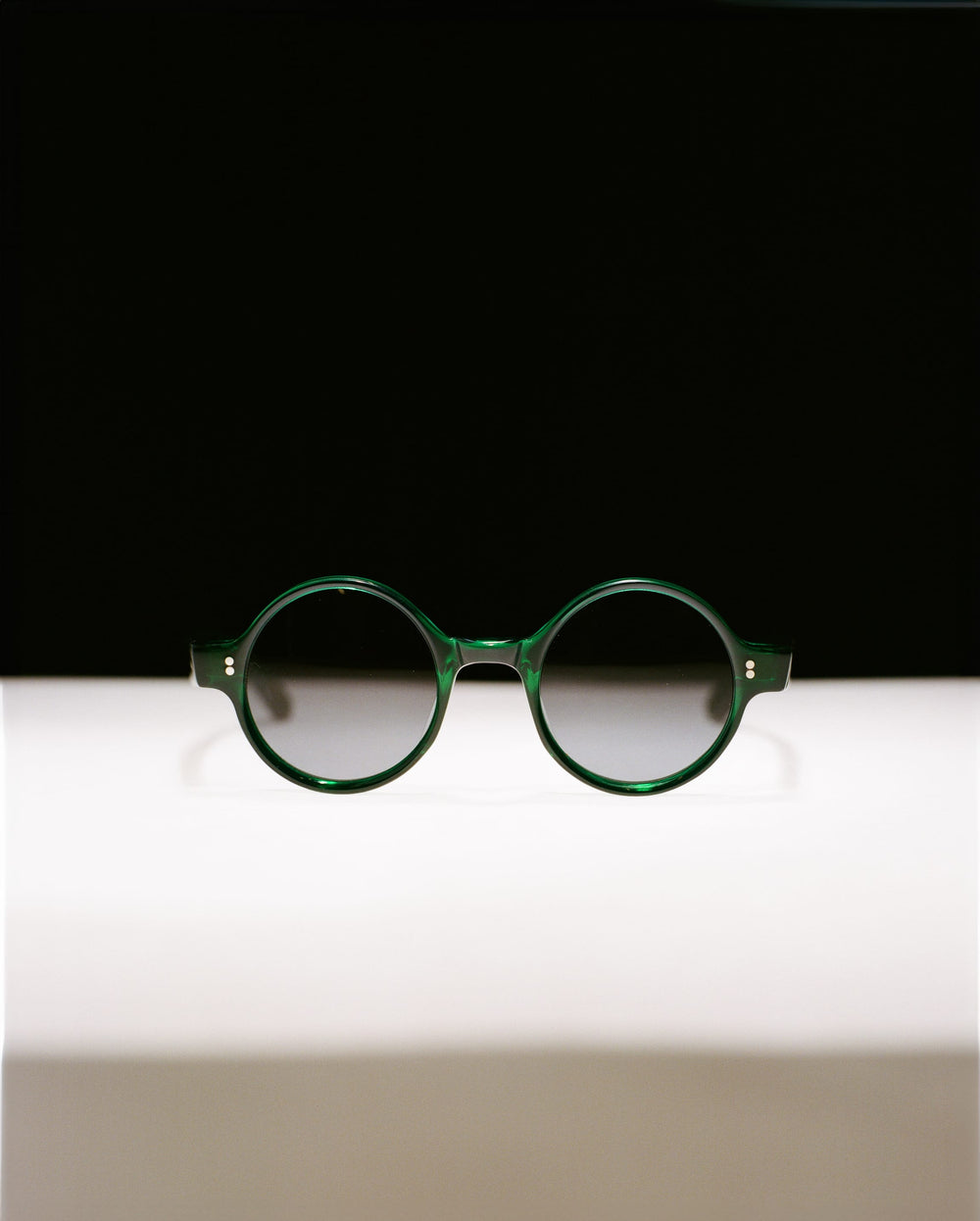 Drake's by Ransome Dark Green Round Frame Sunglasses