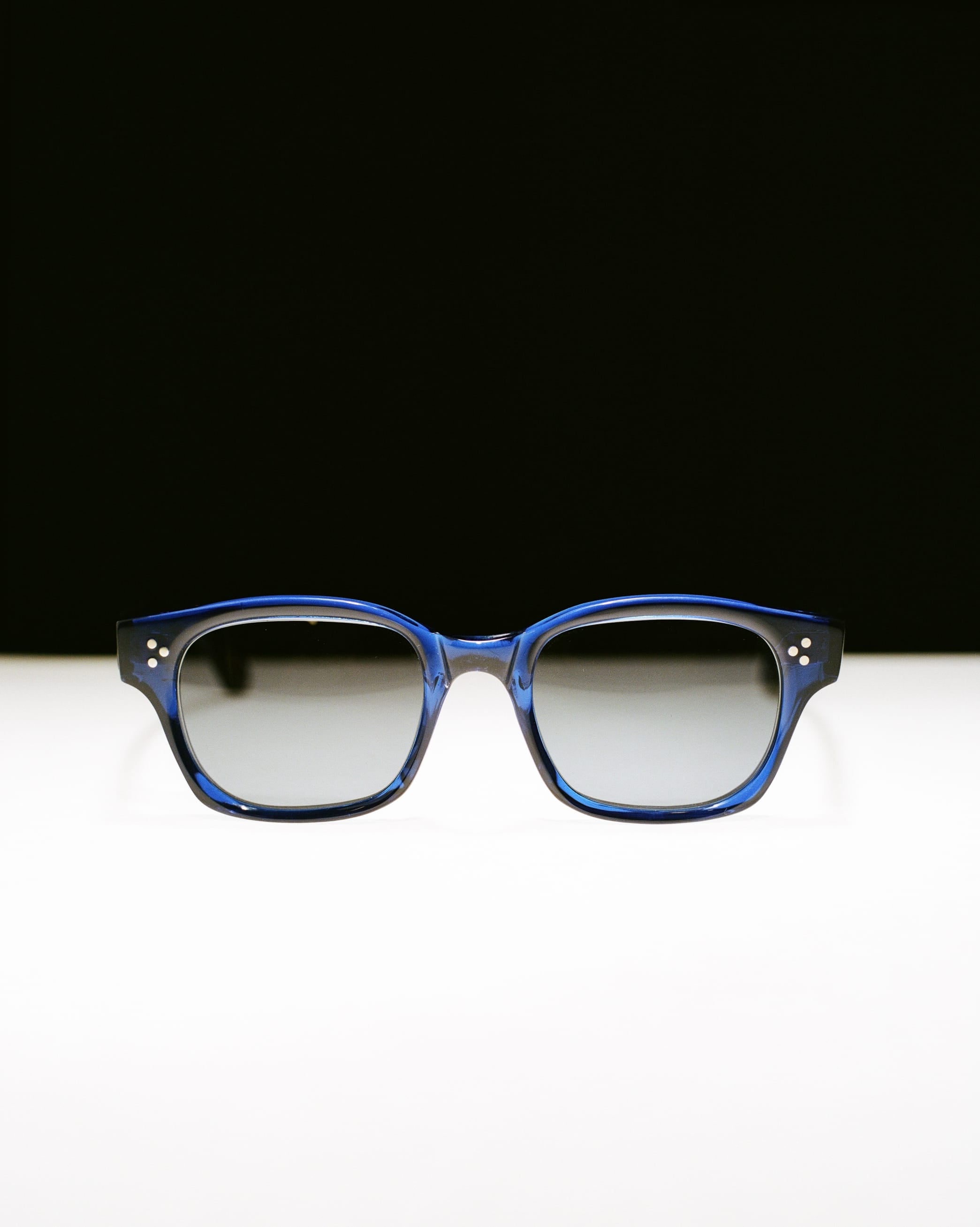 Drake's by Ransome Bottle Blue Rectangle Frame Sunglasses – Drakes