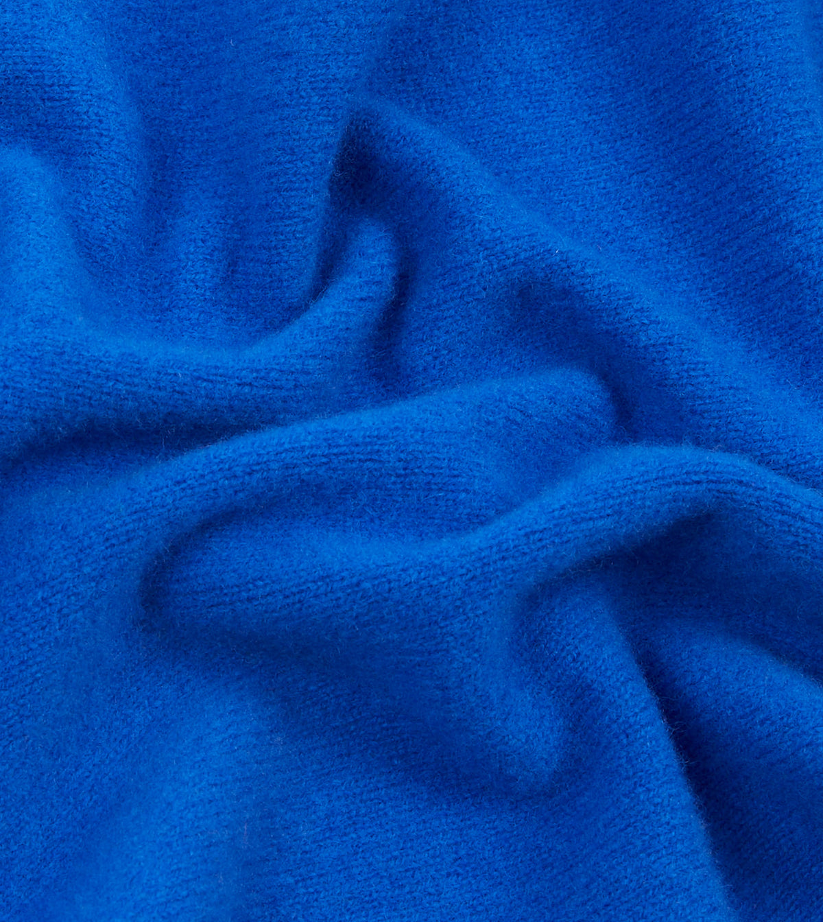 Royal Blue Lambswool Triangle Neck Scarf