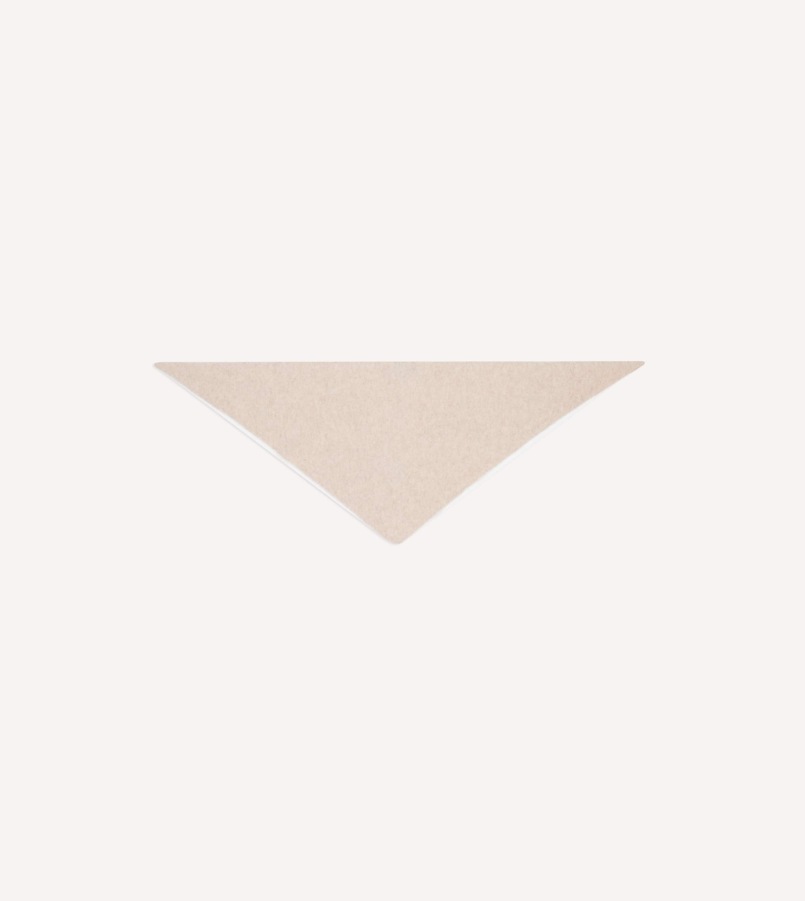 Stone Lambswool Triangle Neck Scarf