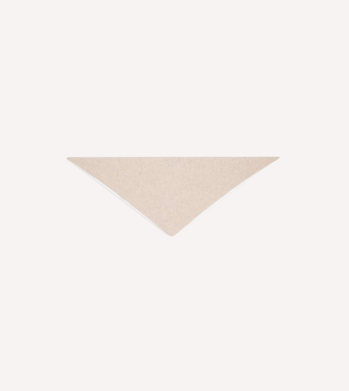Stone Lambswool Triangle Neck Scarf
