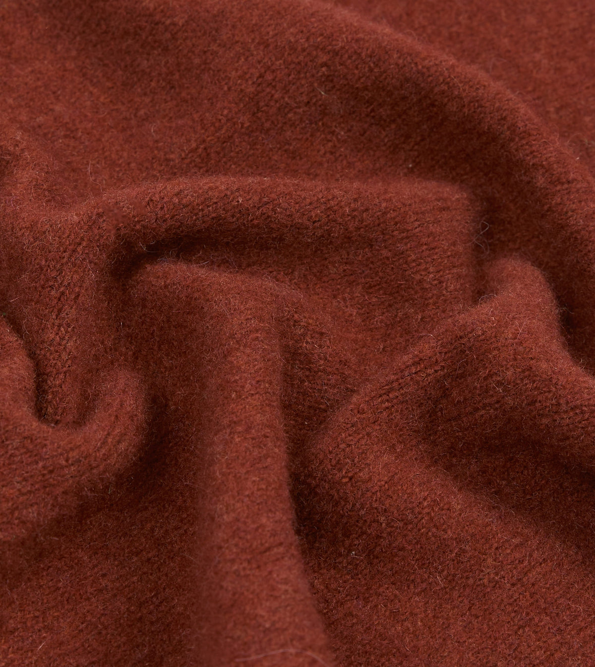 Brown Lambswool Triangle Neck Scarf