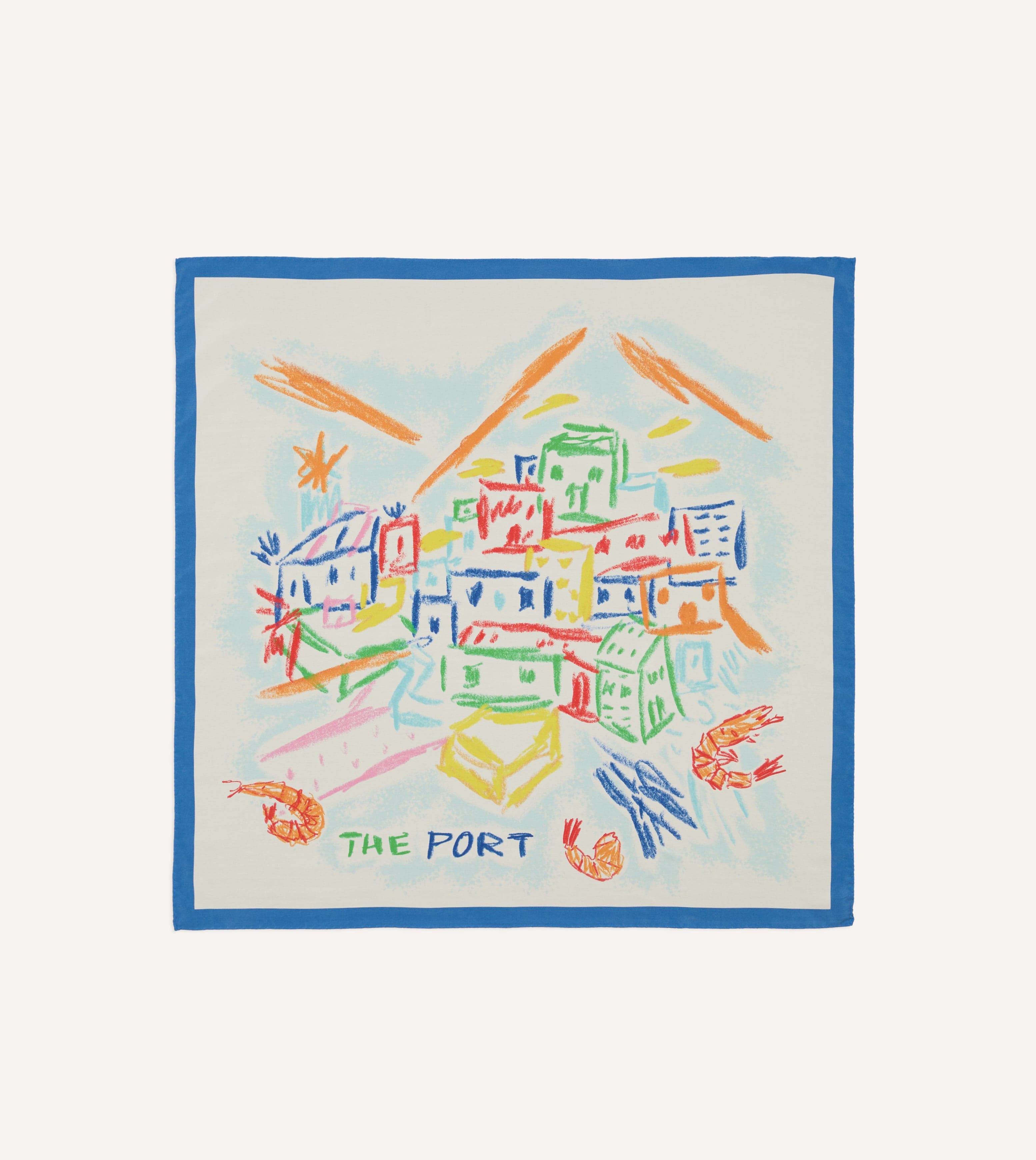 Michael McGregor for Drake's The Port Print Silk Bandana