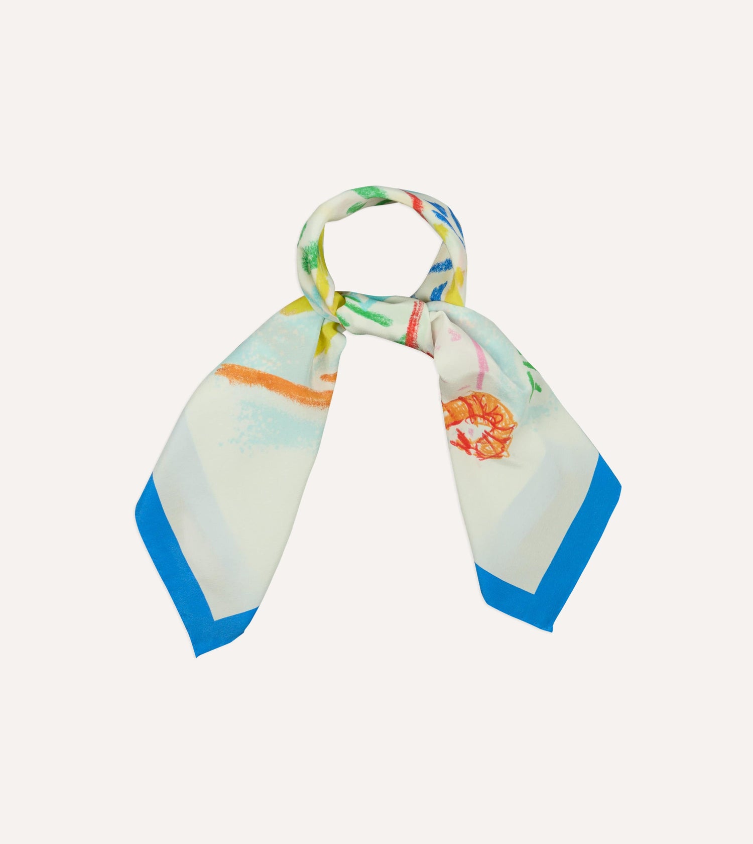 Michael McGregor for Drake's The Port Print Silk Bandana