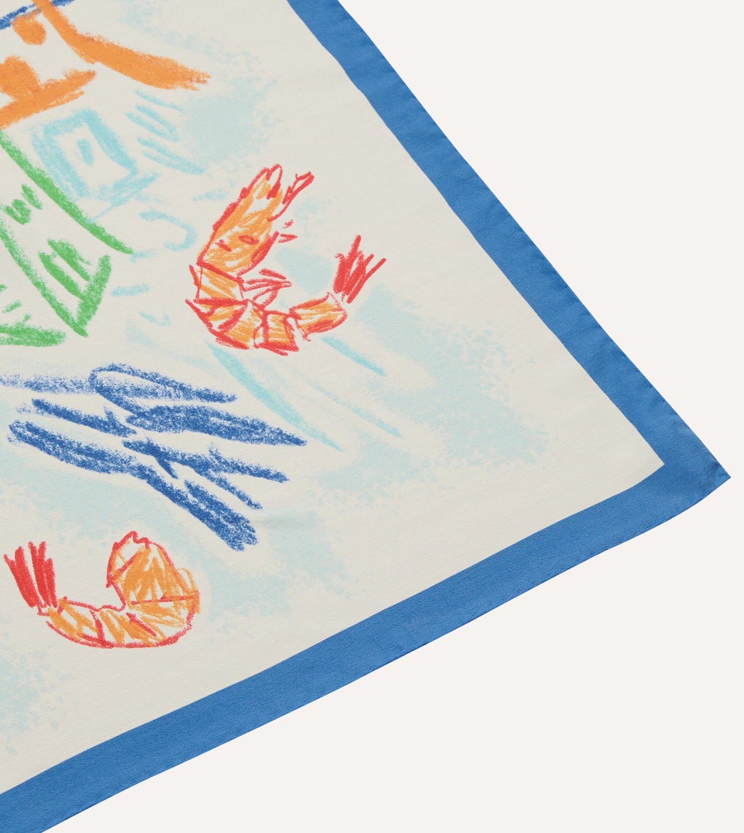 Michael McGregor for Drake's The Port Print Silk Bandana