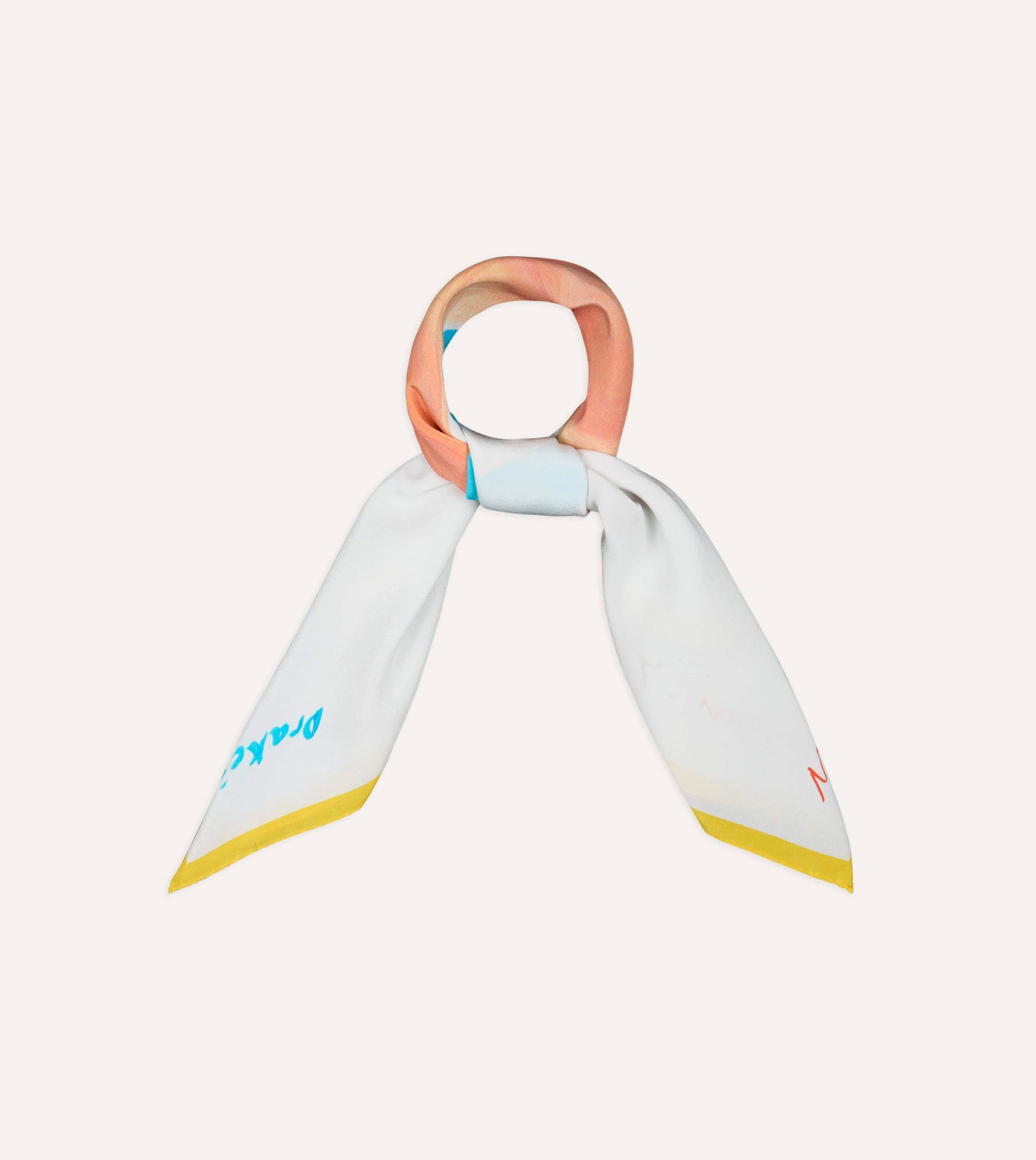 Mayumi Y. for Drake’s Brush Print Silk Bandana