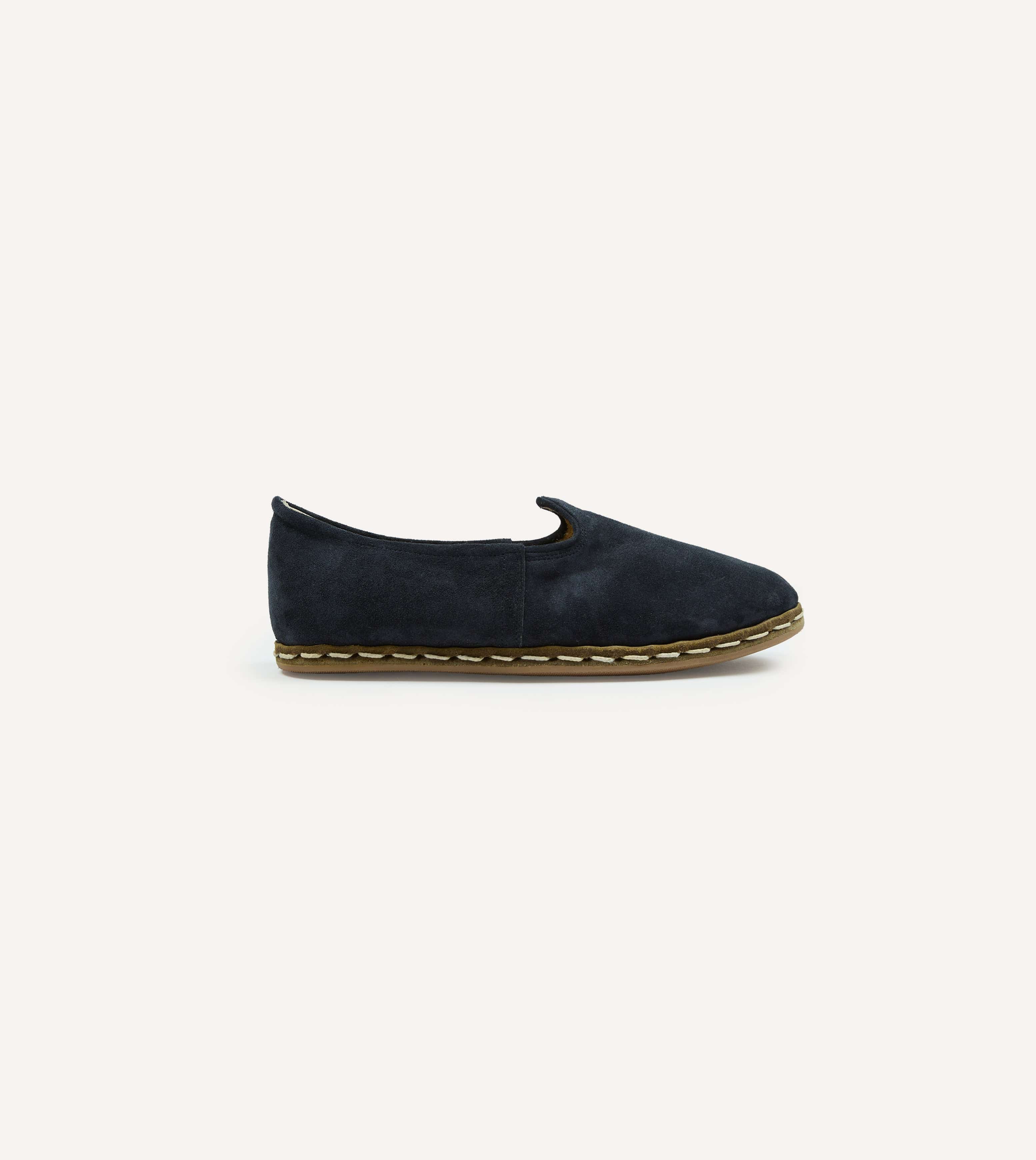 Sabah Oxford Navy Suede Shoes