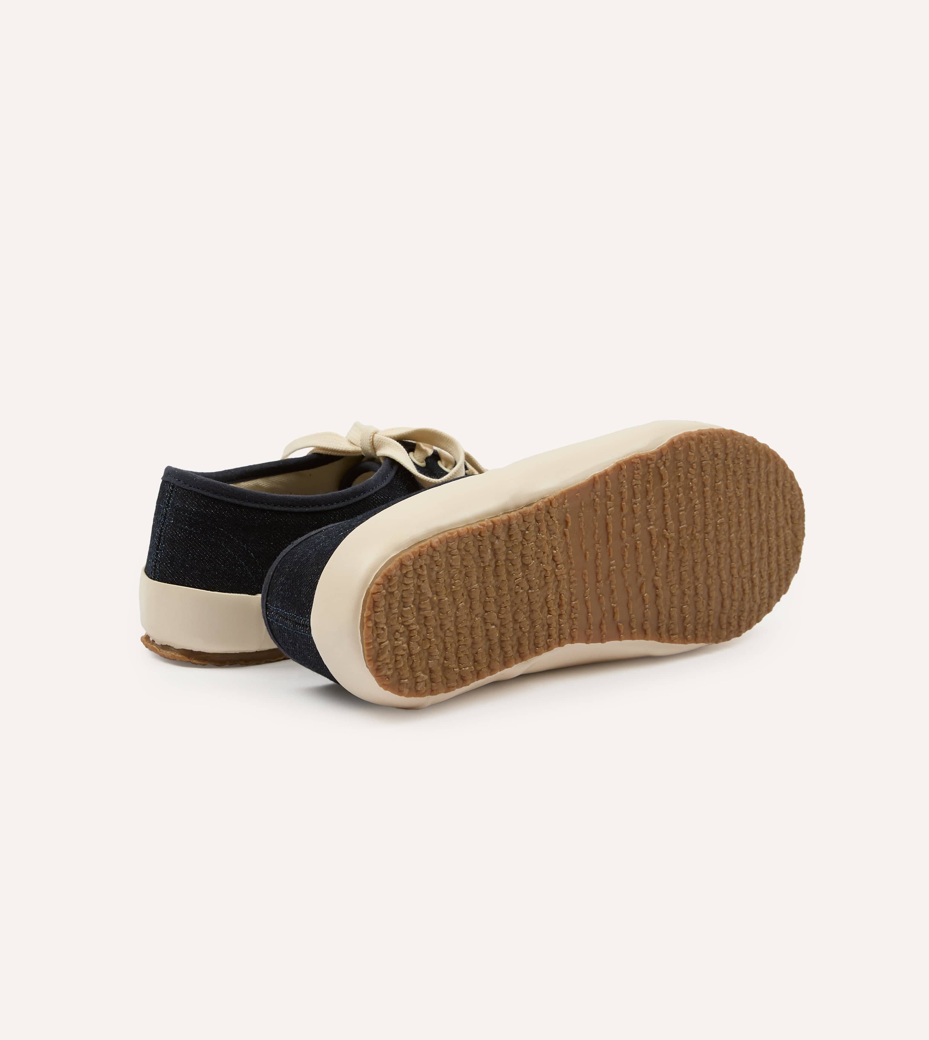 Drake's By Reproduction of Found Denim Military Trainer