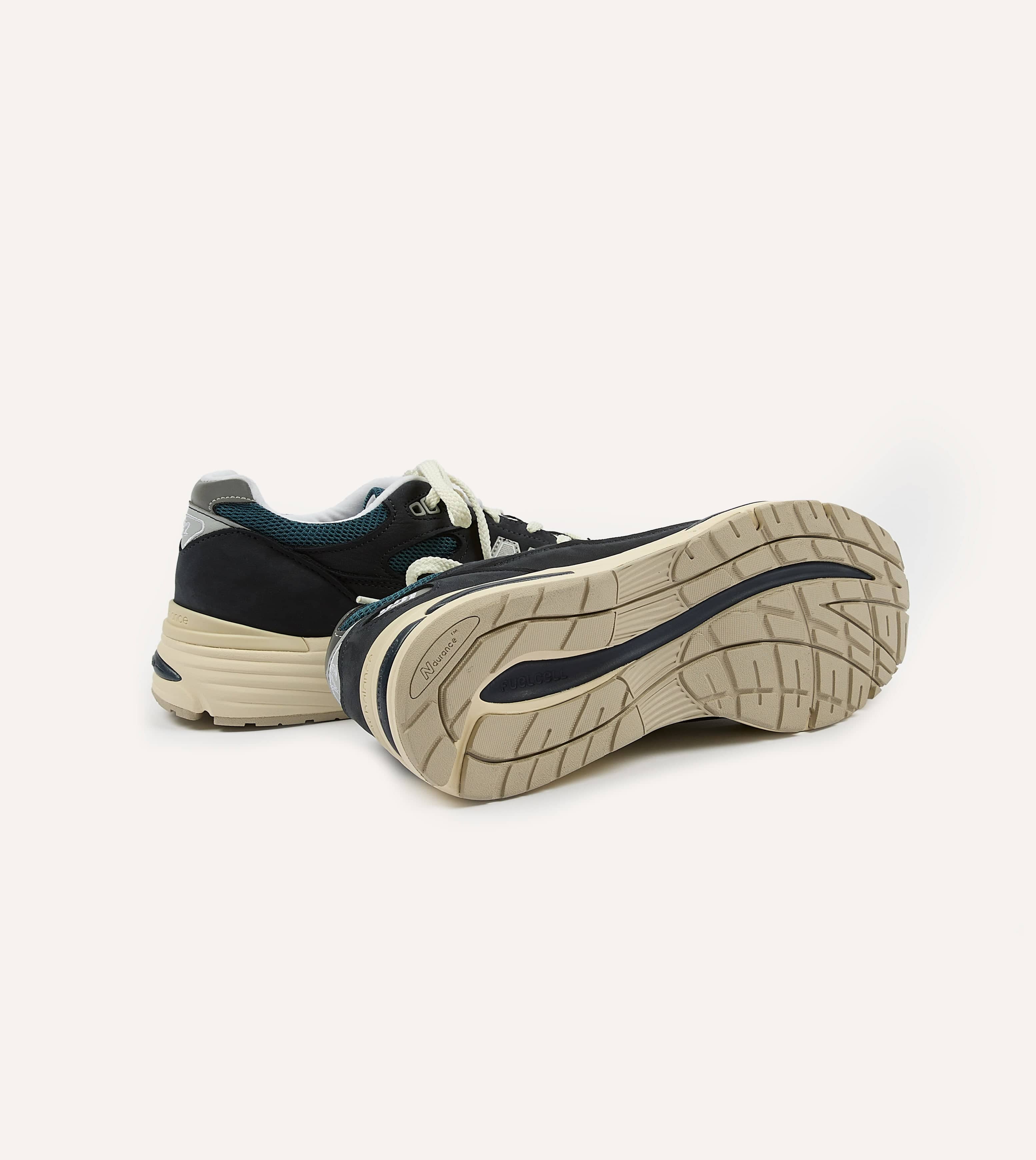 New Balance Navy 'Vintage Sport' Made in UK 991v2 Trainers