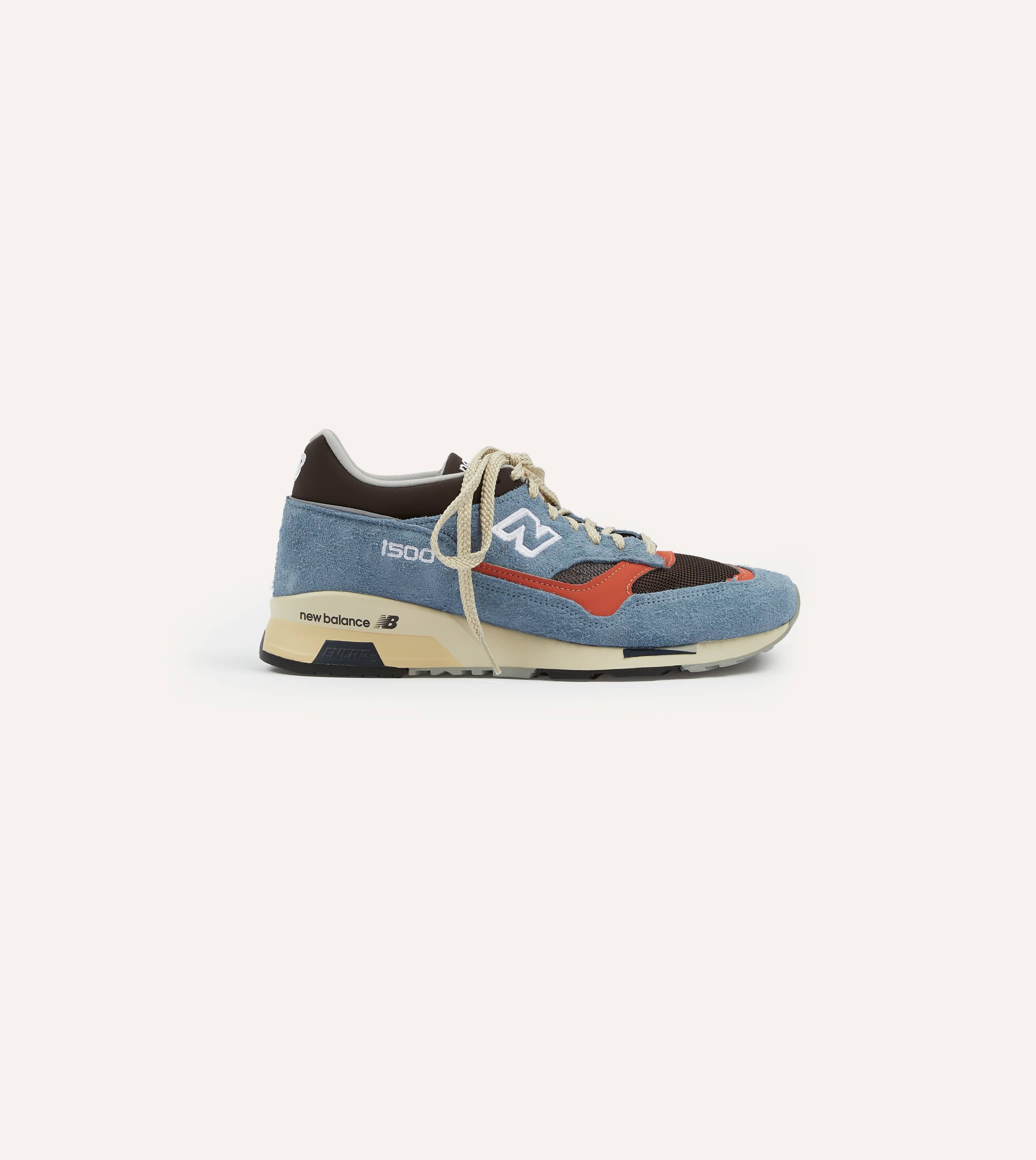New Balance Coffee Pop Blue Made in UK 1500 Trainers – Drakes