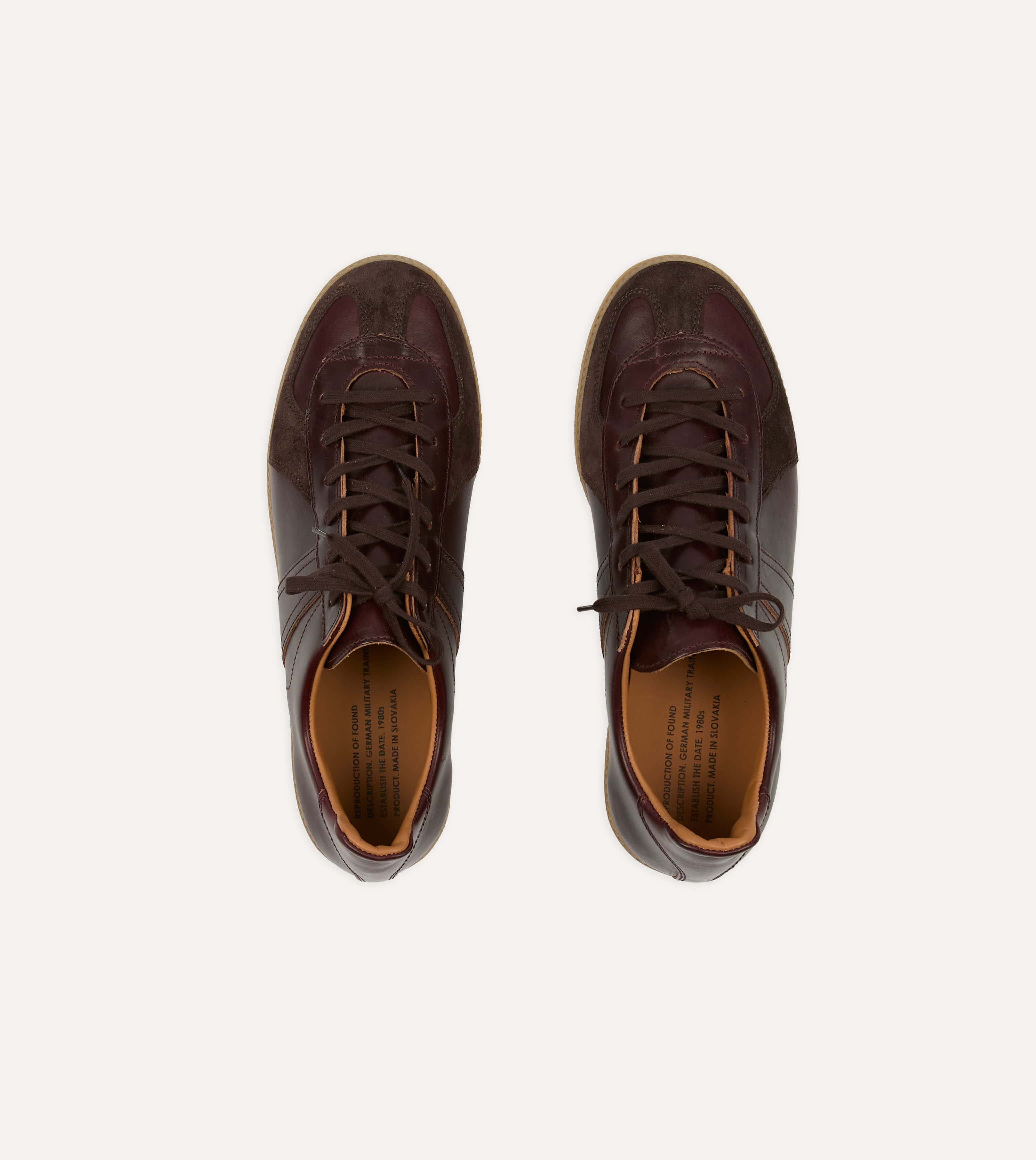 Reproduction of Found Brown Germany Military Trainer – Drakes