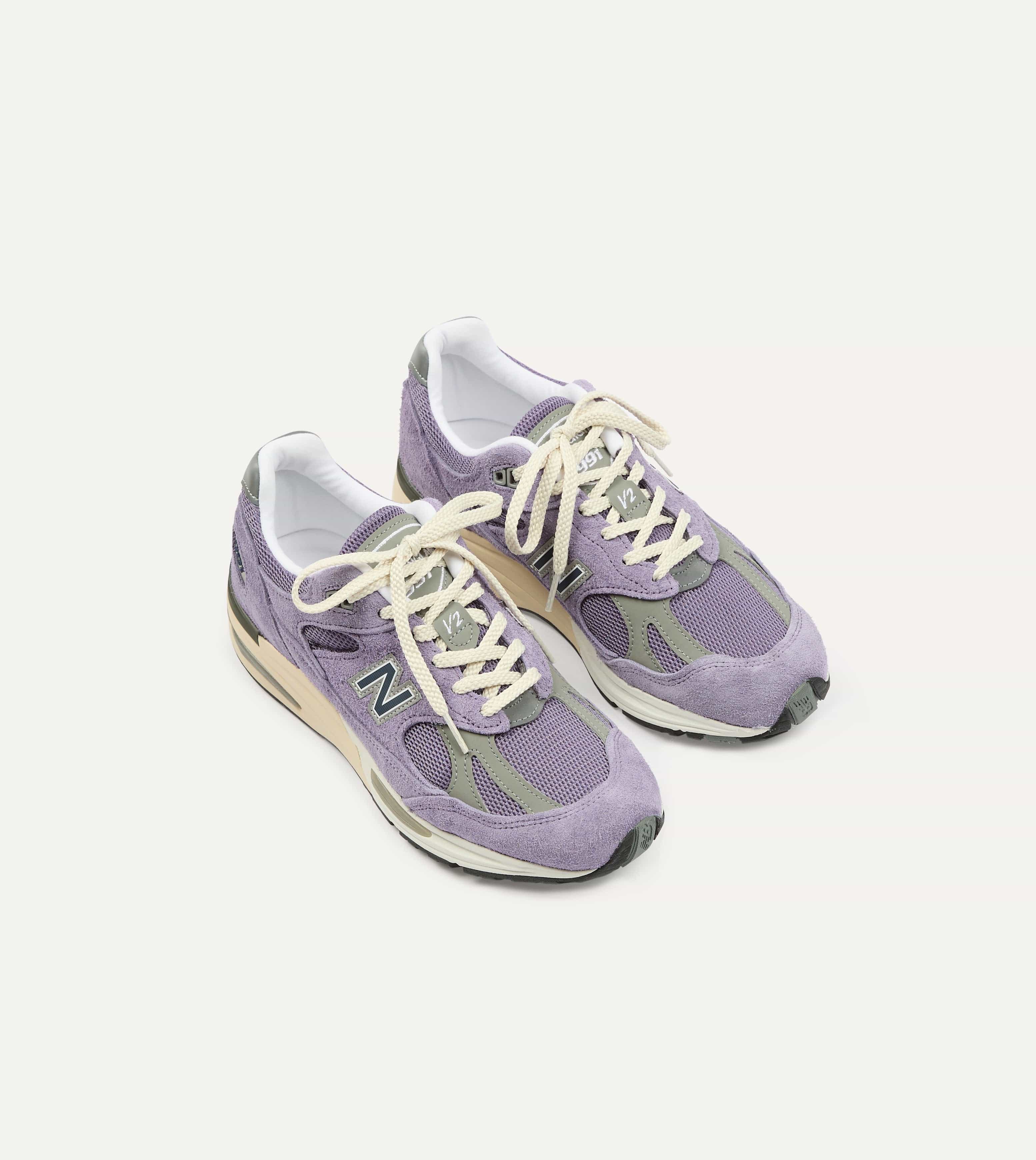 New Balance Purple Sage 'Grounded Pastels' Made in UK 991v2 Trainers